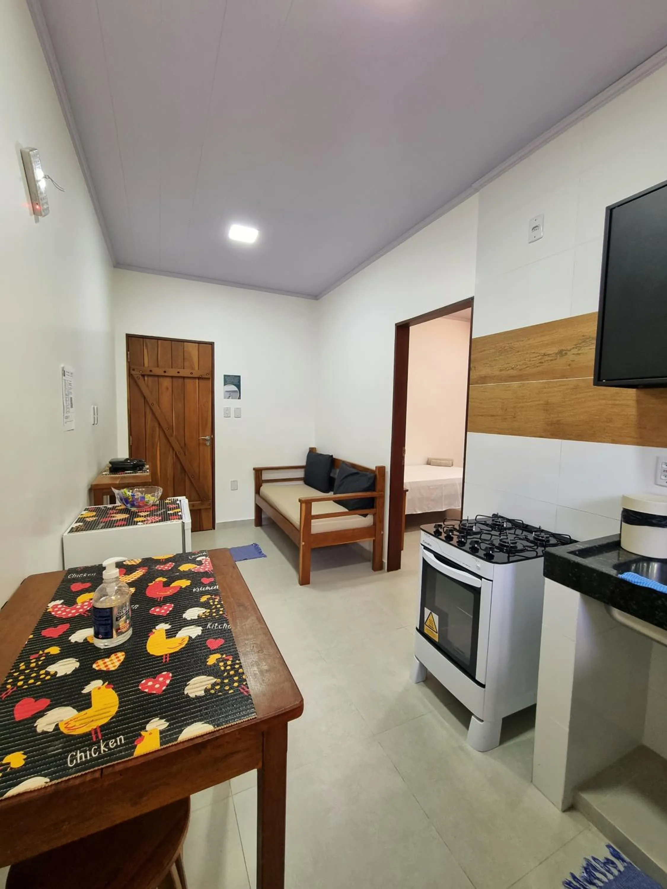 Kitchen or kitchenette in Village São Jorge - Guest Apartment