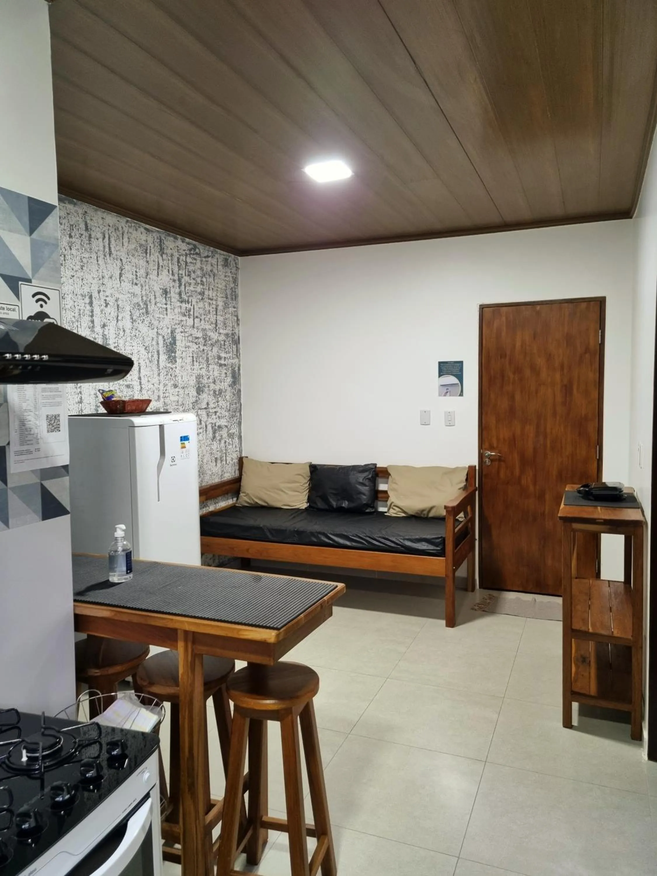 Kitchen or kitchenette in Village São Jorge - Guest Apartment