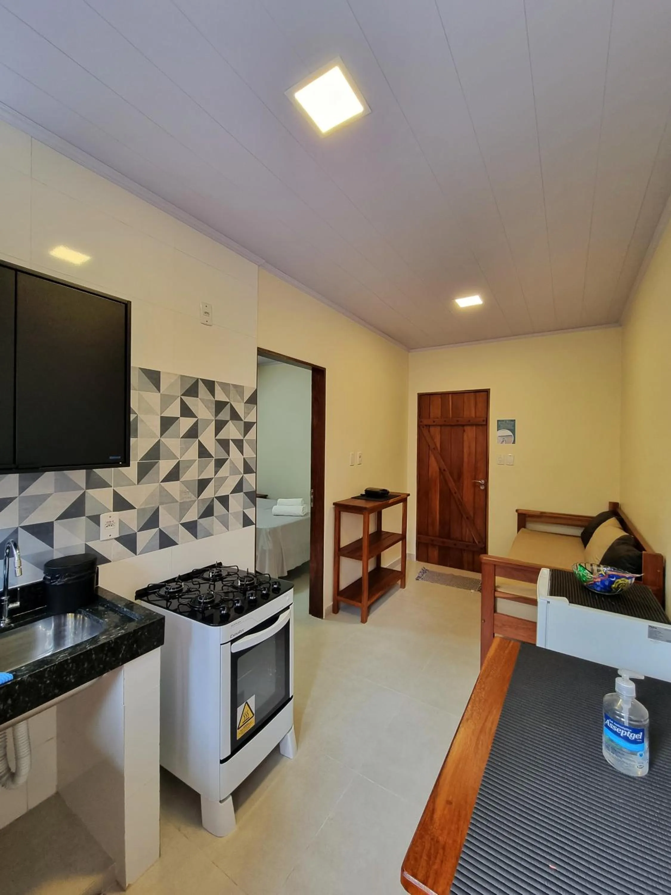 Seating area, Bed in Village São Jorge - Guest Apartment