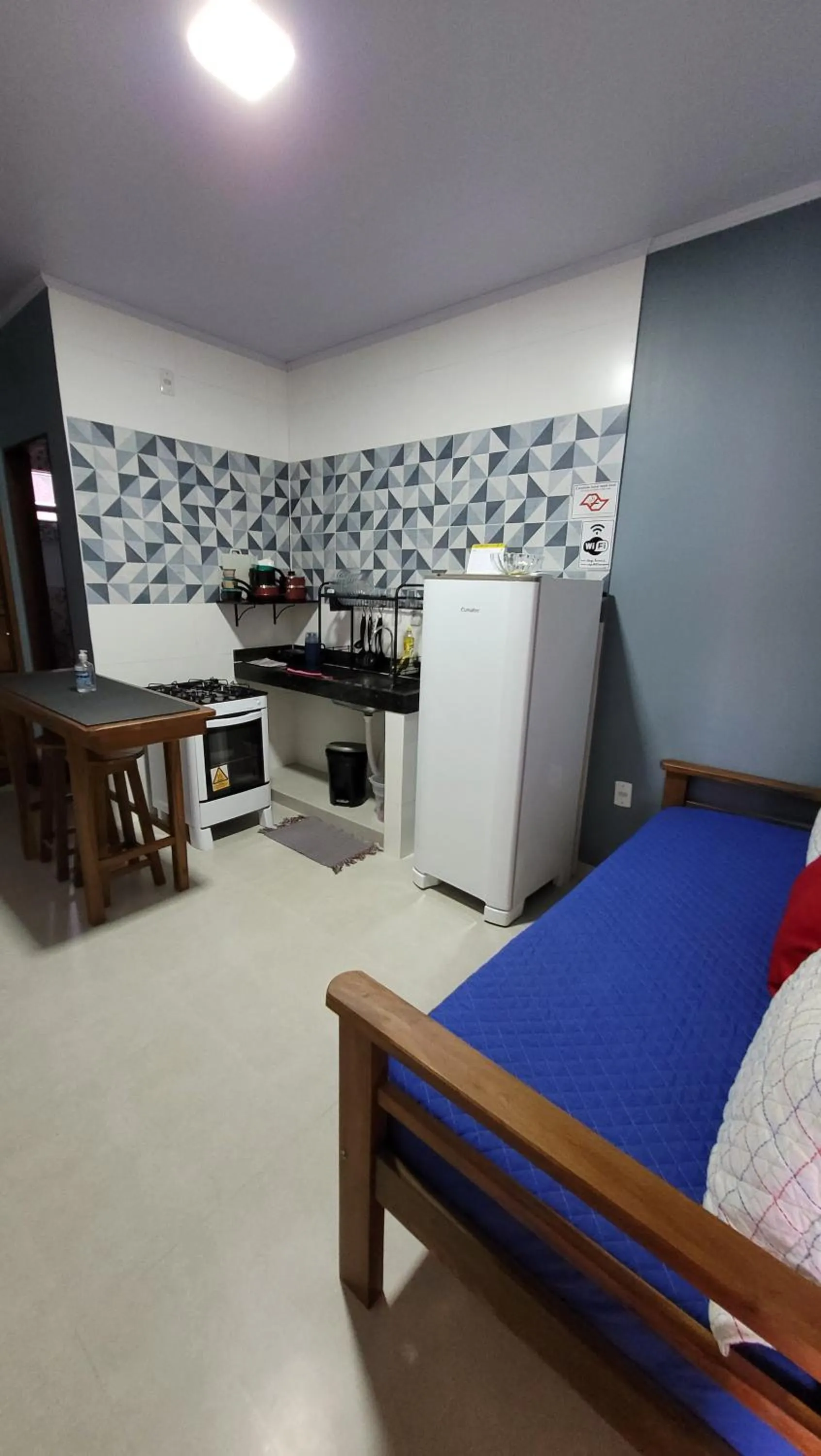 Dining area, Bed in Village São Jorge - Guest Apartment