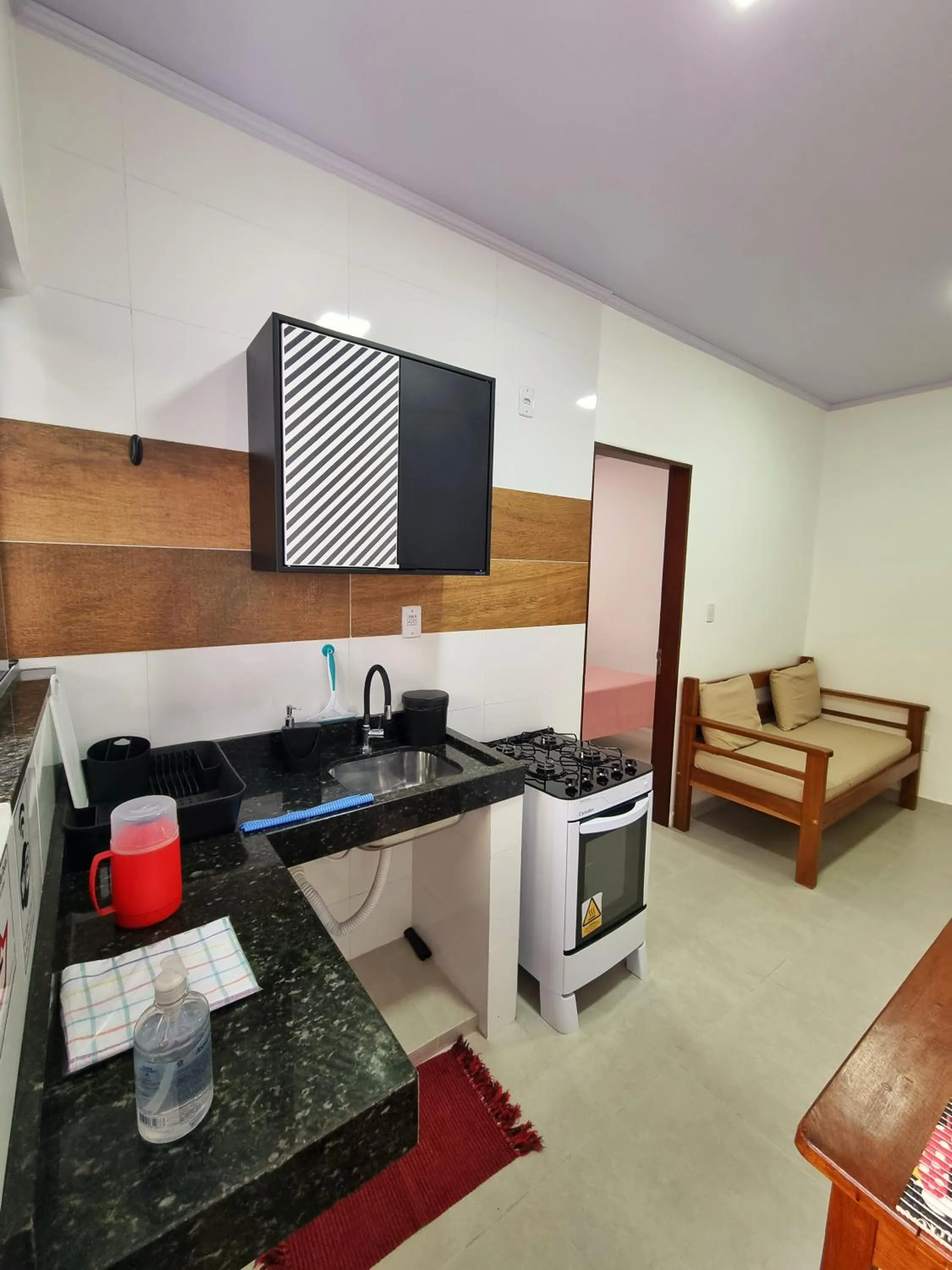 Kitchen or kitchenette in Village São Jorge - Guest Apartment