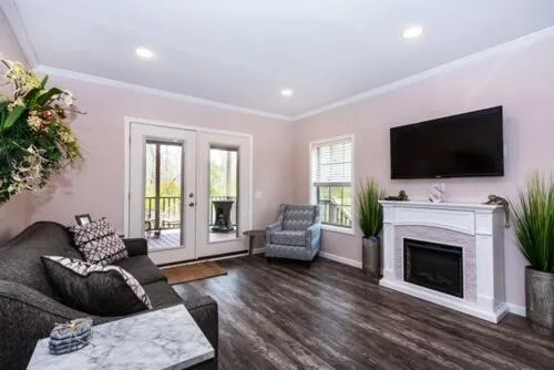 Living room in Swan Lake Resort