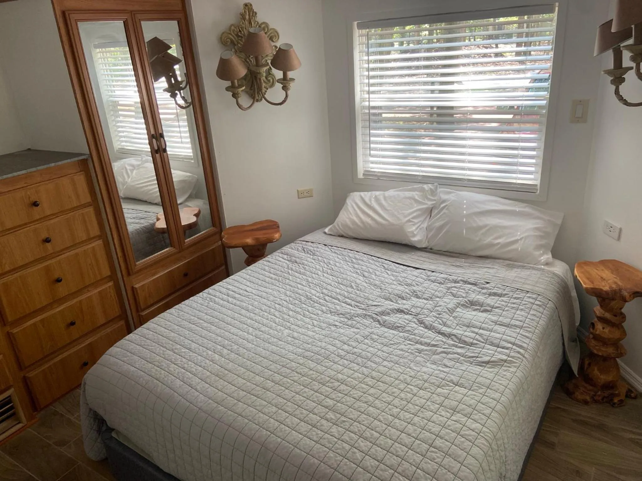 Bed in Swan Lake Resort