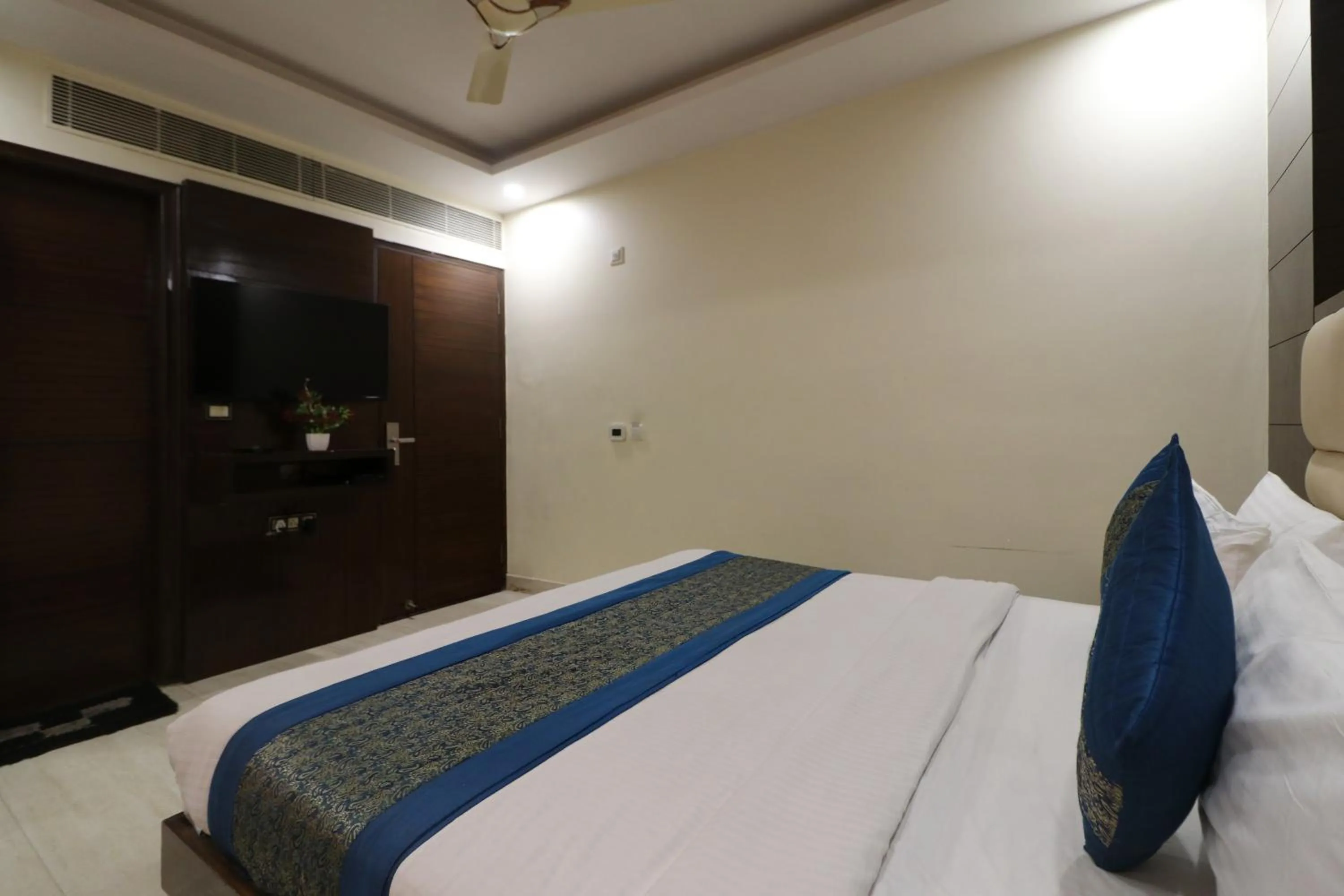 TV and multimedia, Bed in Hotel Mannat international by Mannat