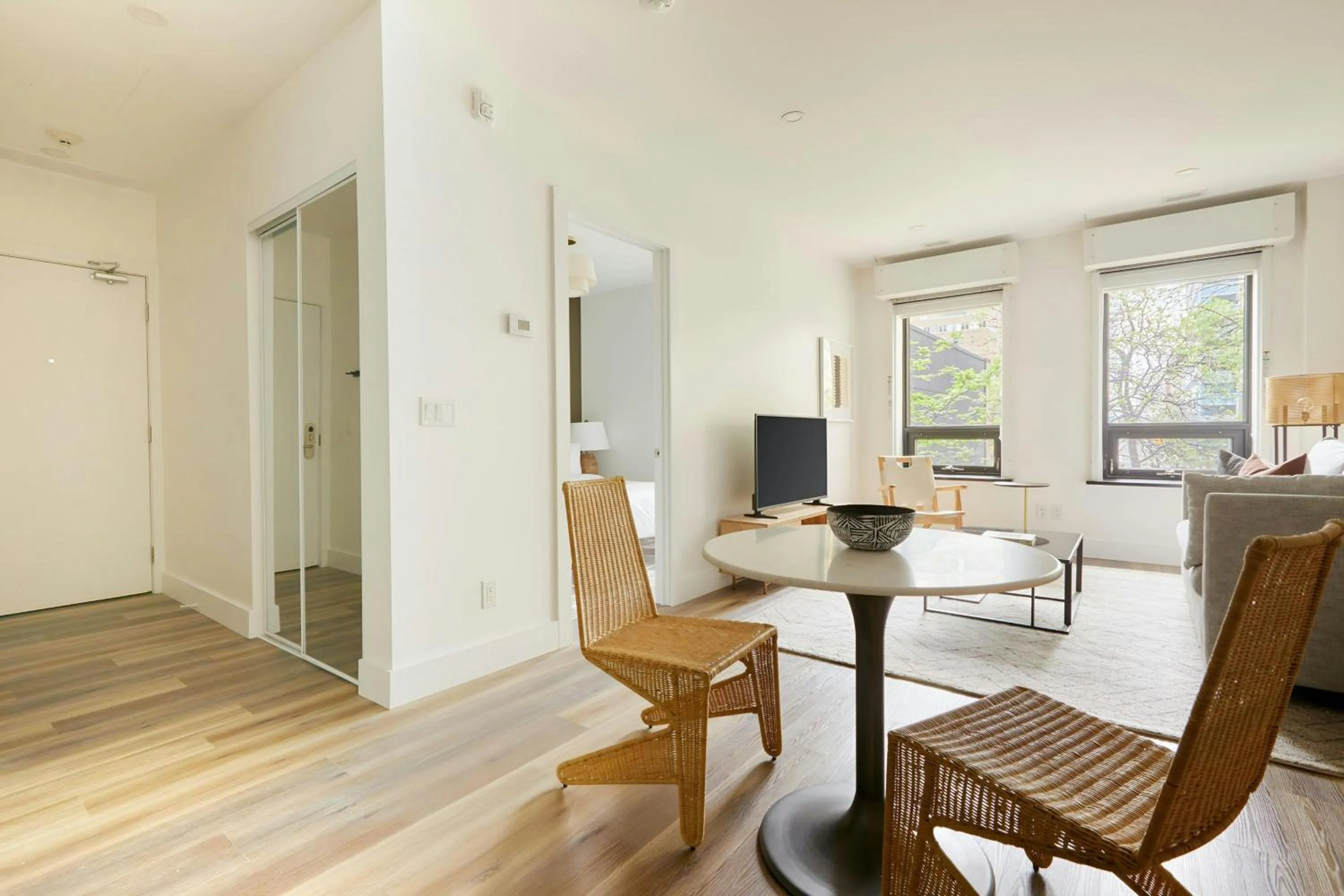 Living room in Sonder by Marriott Bonvoy The Elm Apartments Downtown