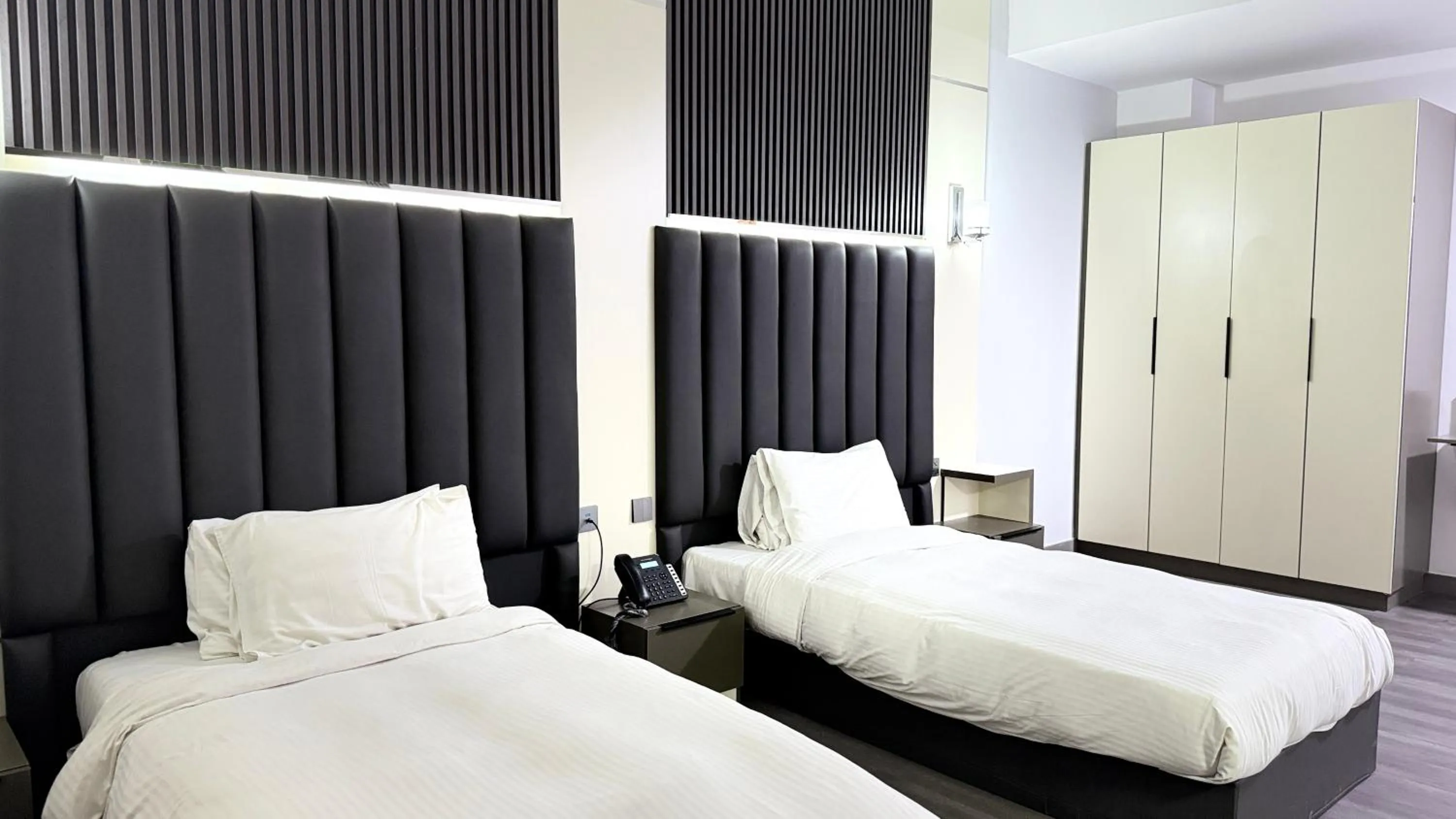 Photo of the whole room, Bed in Palette Sharjah Aparthotel formerly Royal Tulip