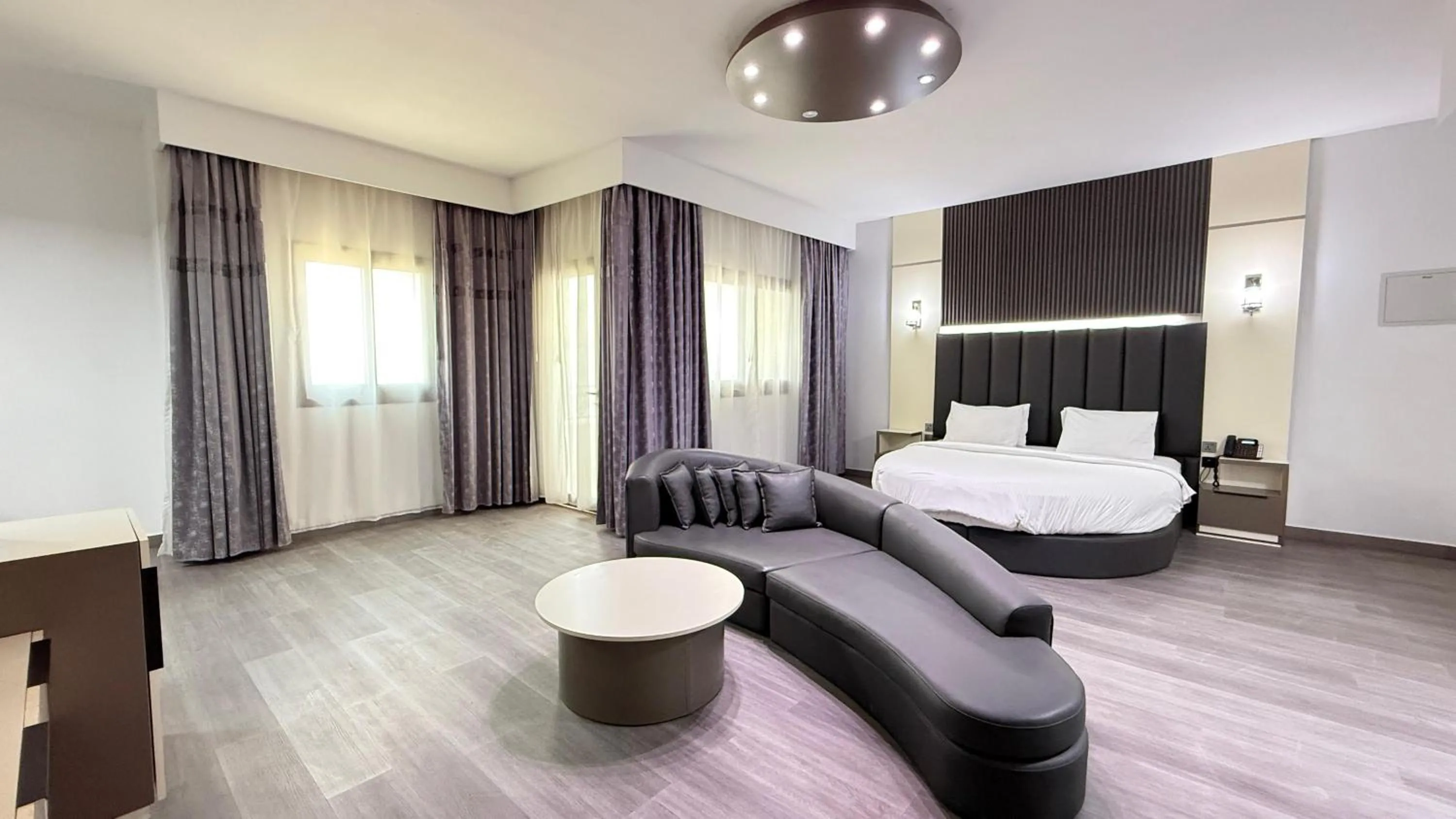 Photo of the whole room, Bed in Palette Sharjah Aparthotel formerly Royal Tulip