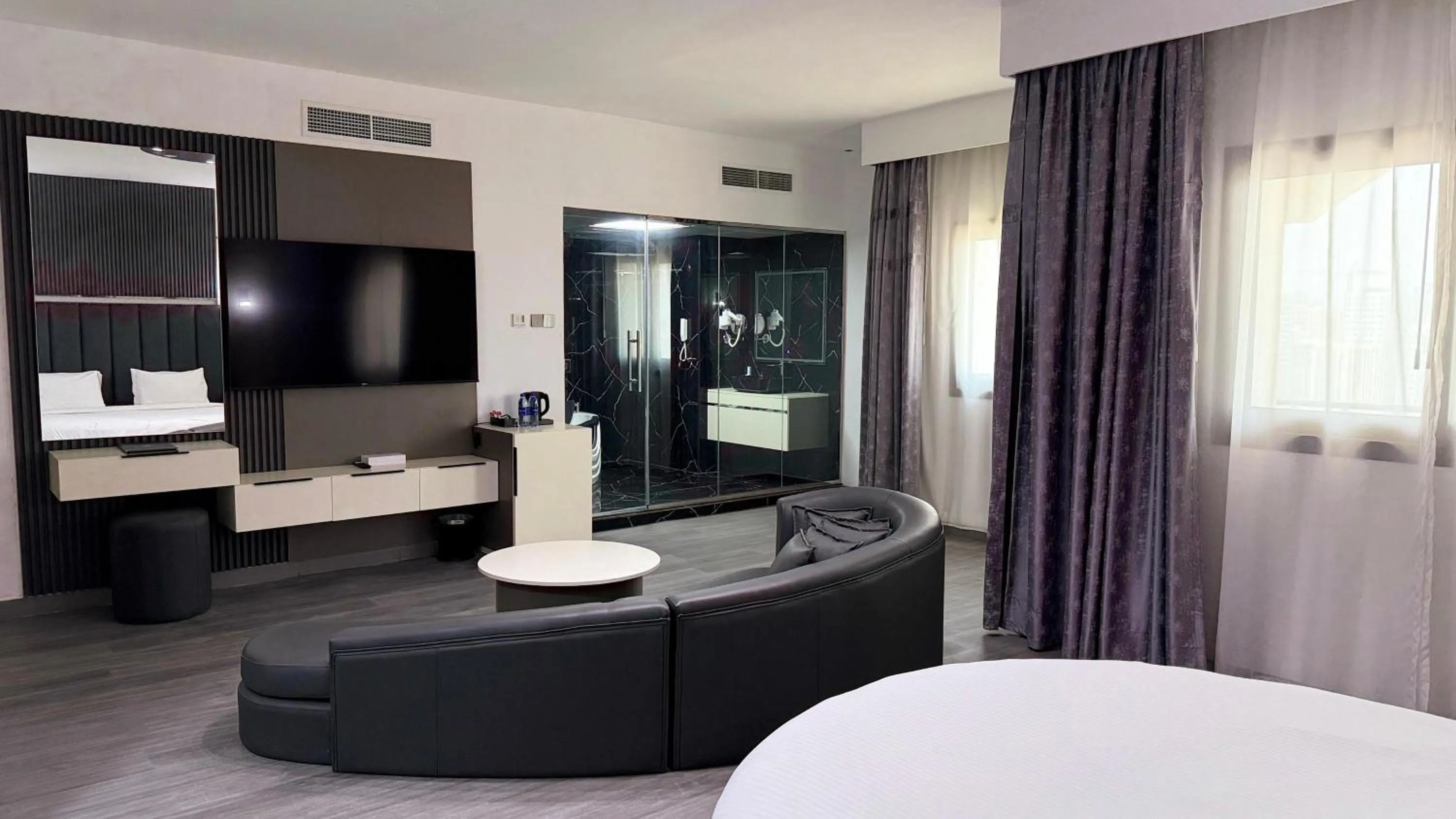 Photo of the whole room, Bed in Palette Sharjah Aparthotel formerly Royal Tulip