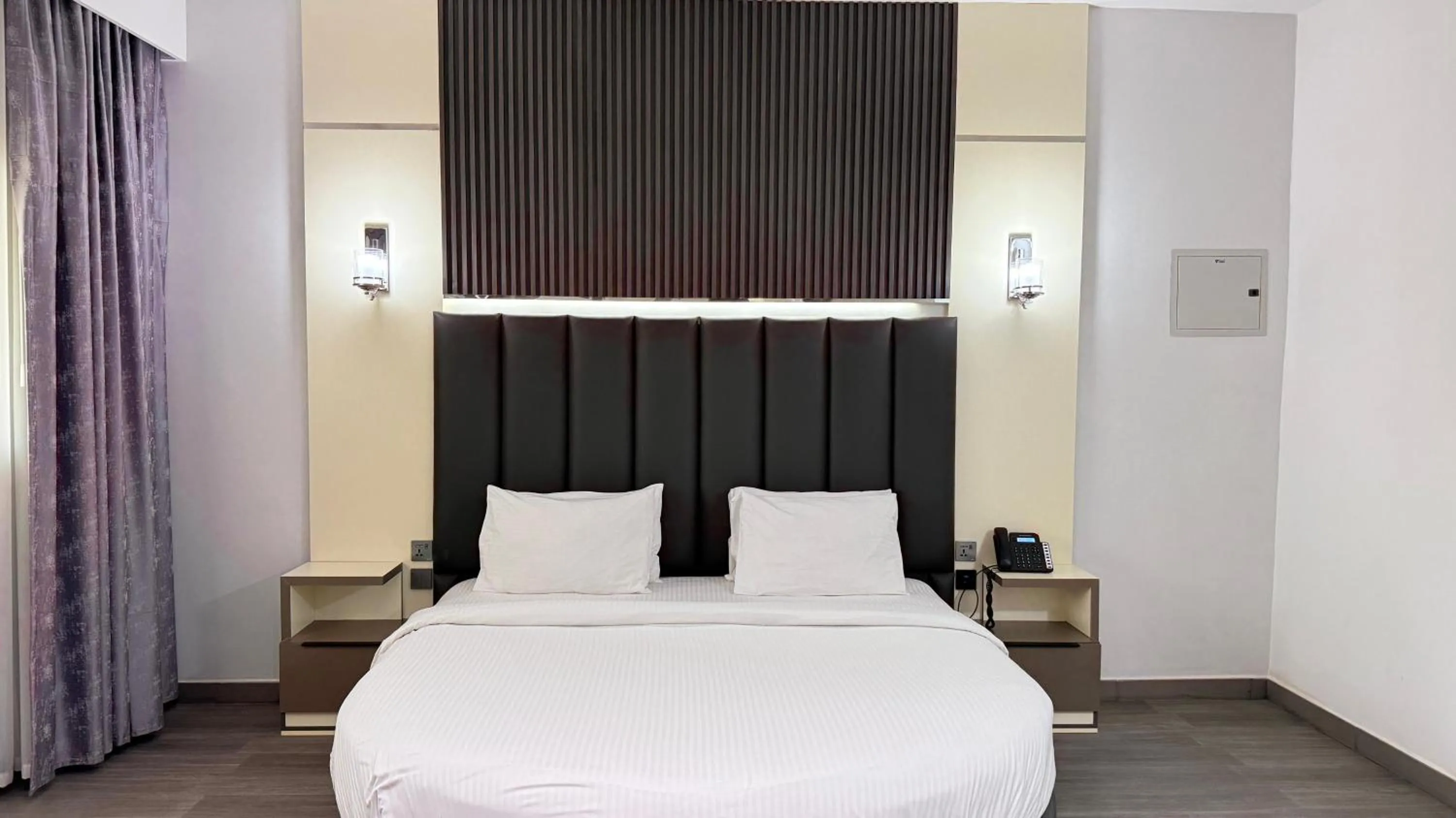 Photo of the whole room, Bed in Palette Sharjah Aparthotel formerly Royal Tulip