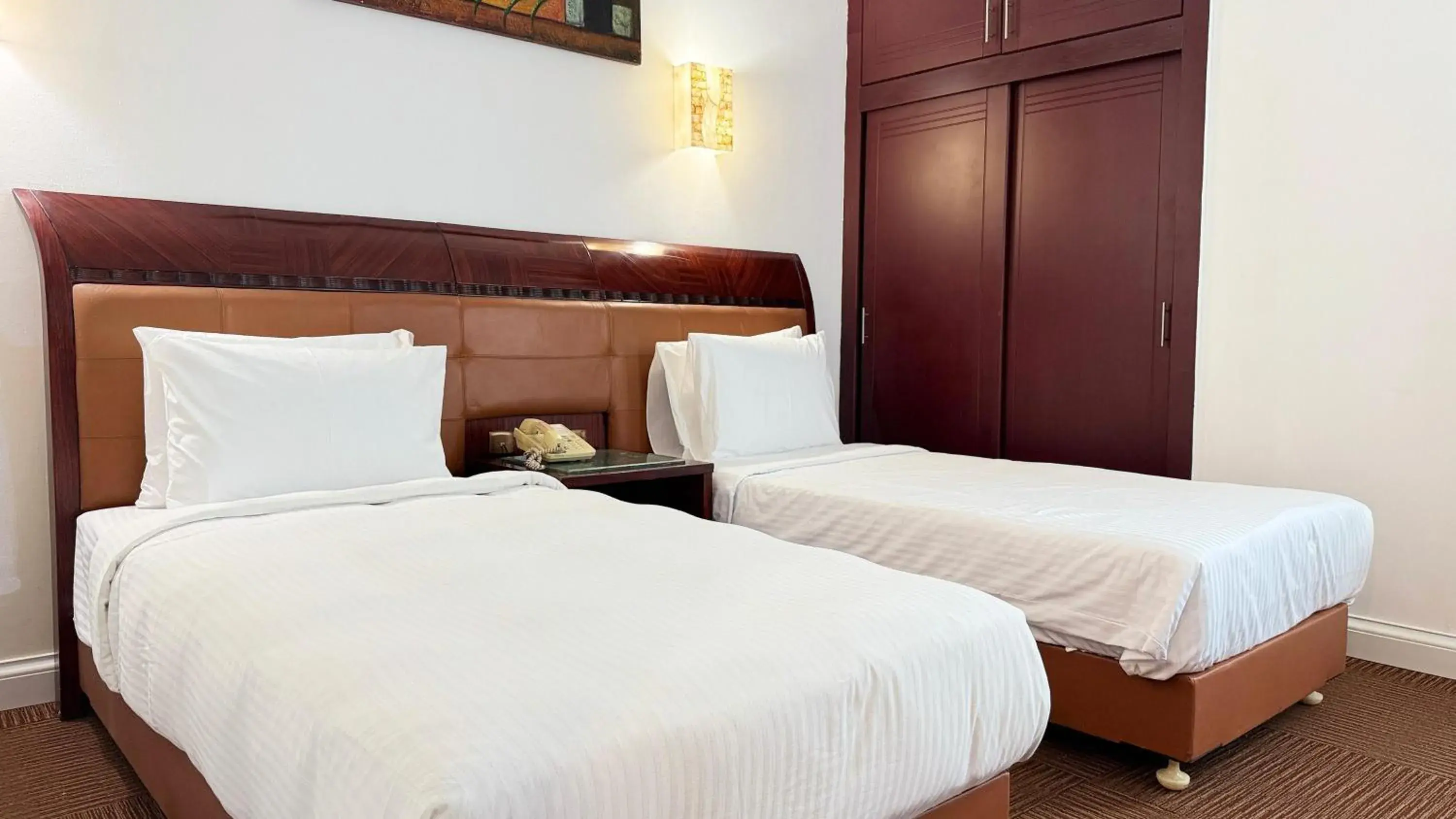 DELUXE TWIN ROOM in Sunday Sharjah Aparthotel formerly Royal Tulip DELUXE TWIN ROOM in Sunday Sharjah Aparthotel formerly Royal Tulip