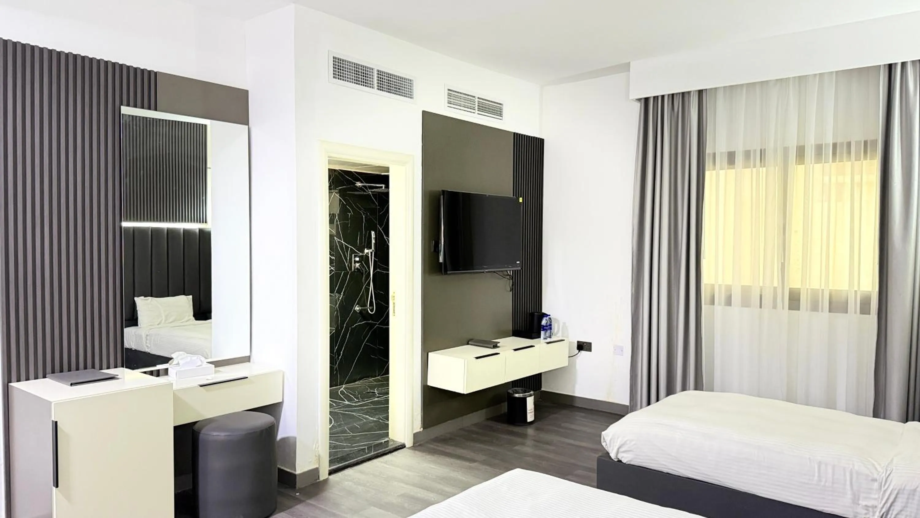 Photo of the whole room, Bed in Palette Sharjah Aparthotel formerly Royal Tulip