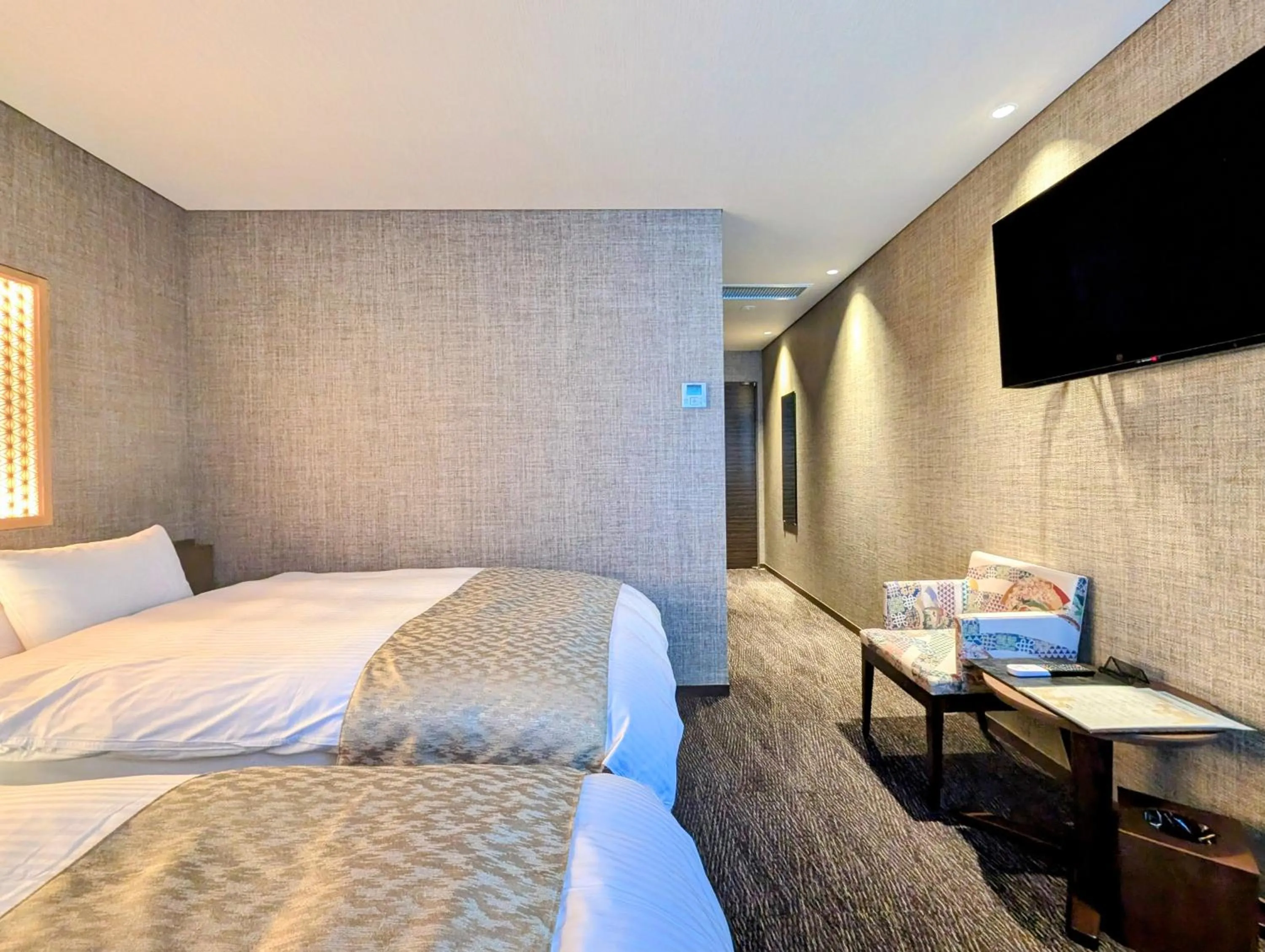 Bedroom, Bed in ひがし茶屋街らしく金沢 Hotel Rashiku kanazawa