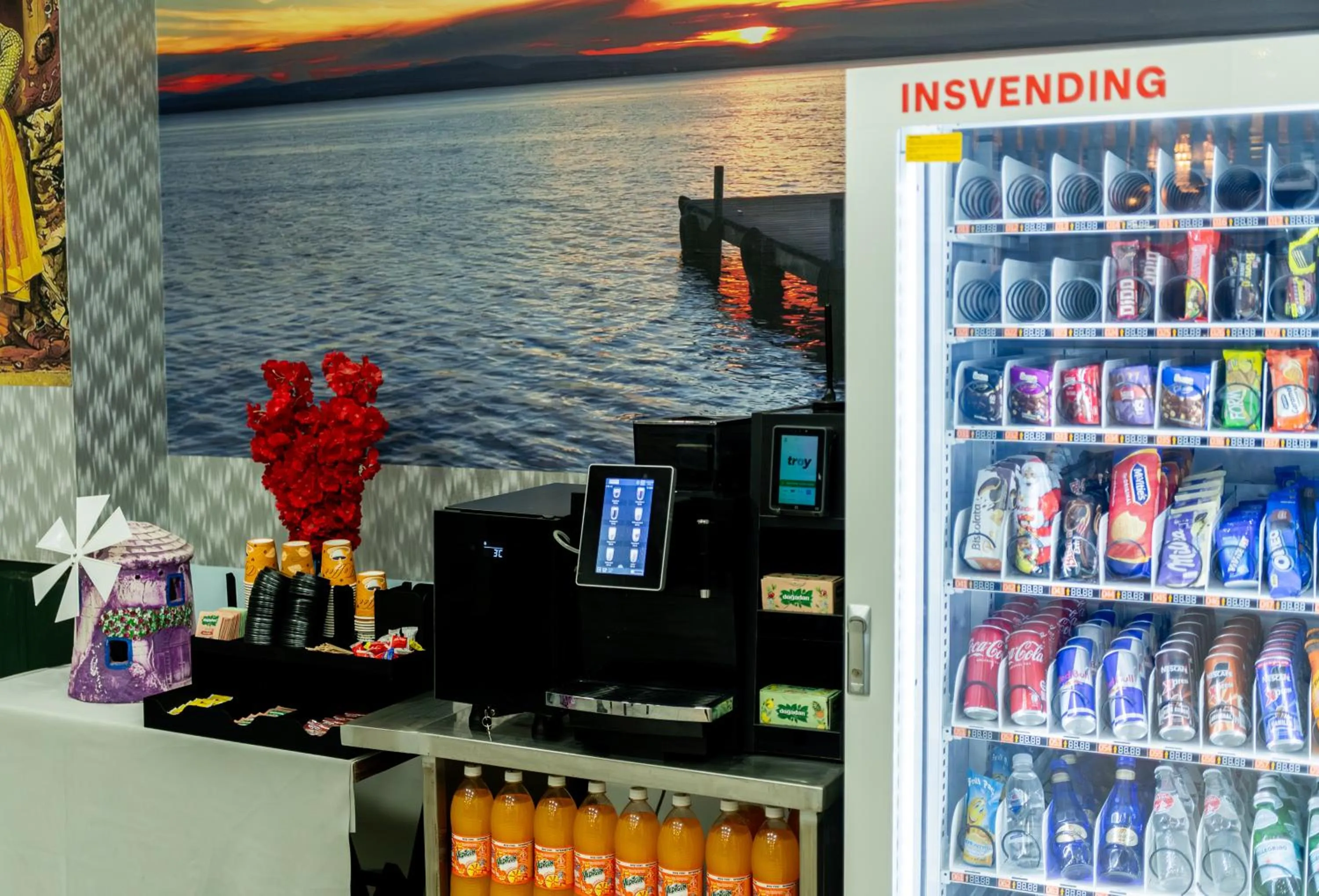 vending machine in Golden Horn Park Hotel