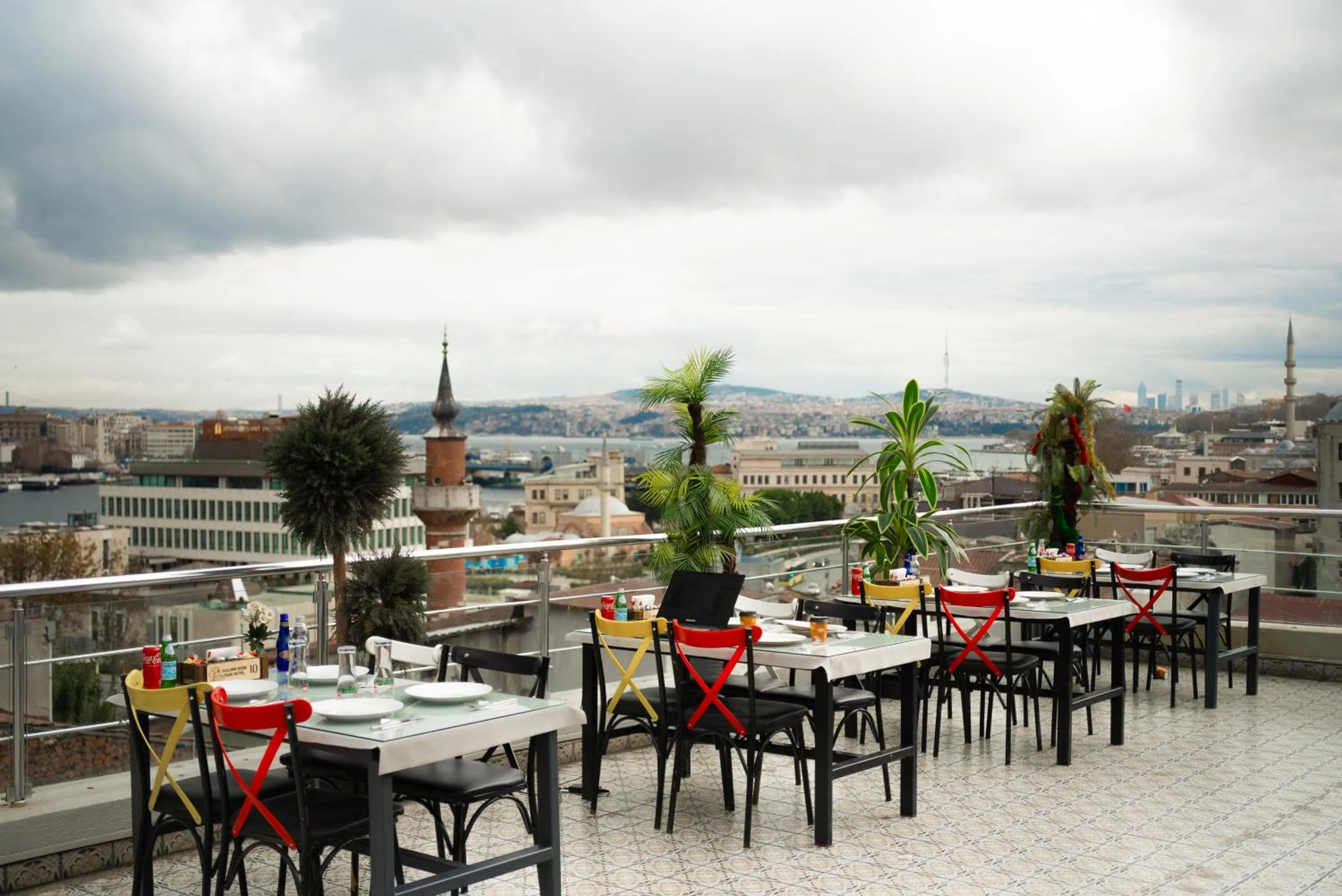 Patio in Golden Horn Park Hotel