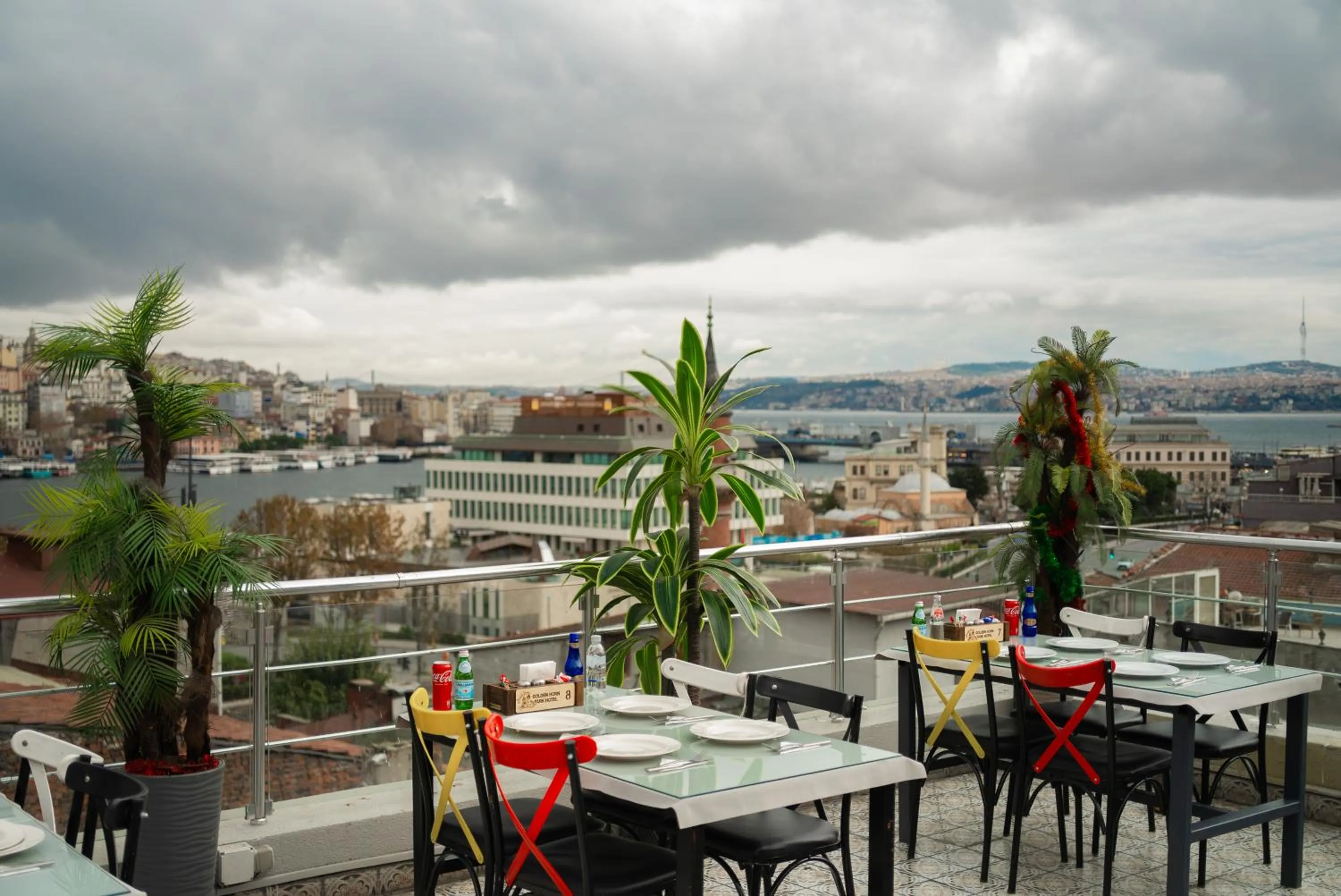Patio in Golden Horn Park Hotel