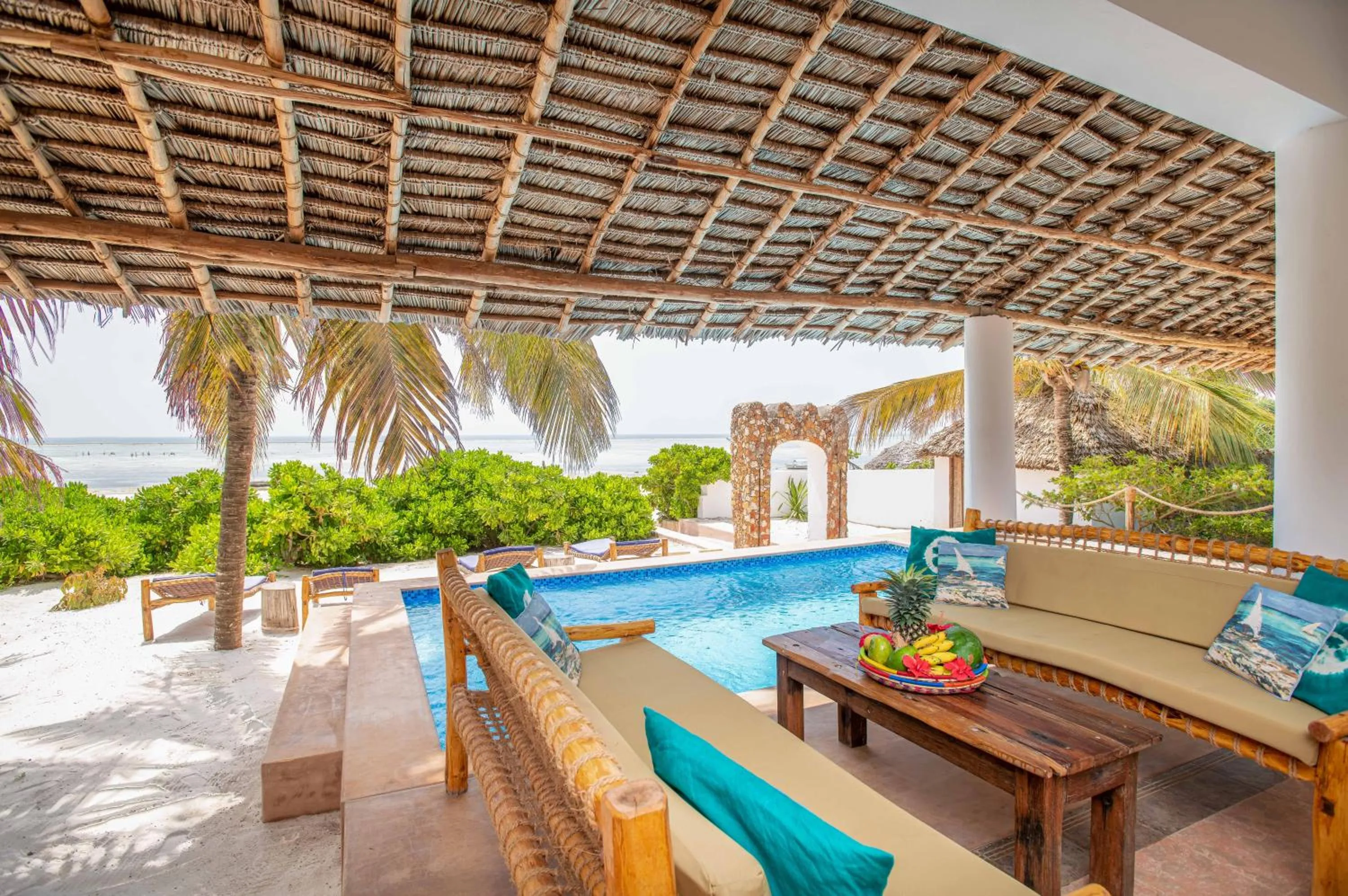 Patio in Marafiki Beach Hotel & SPA