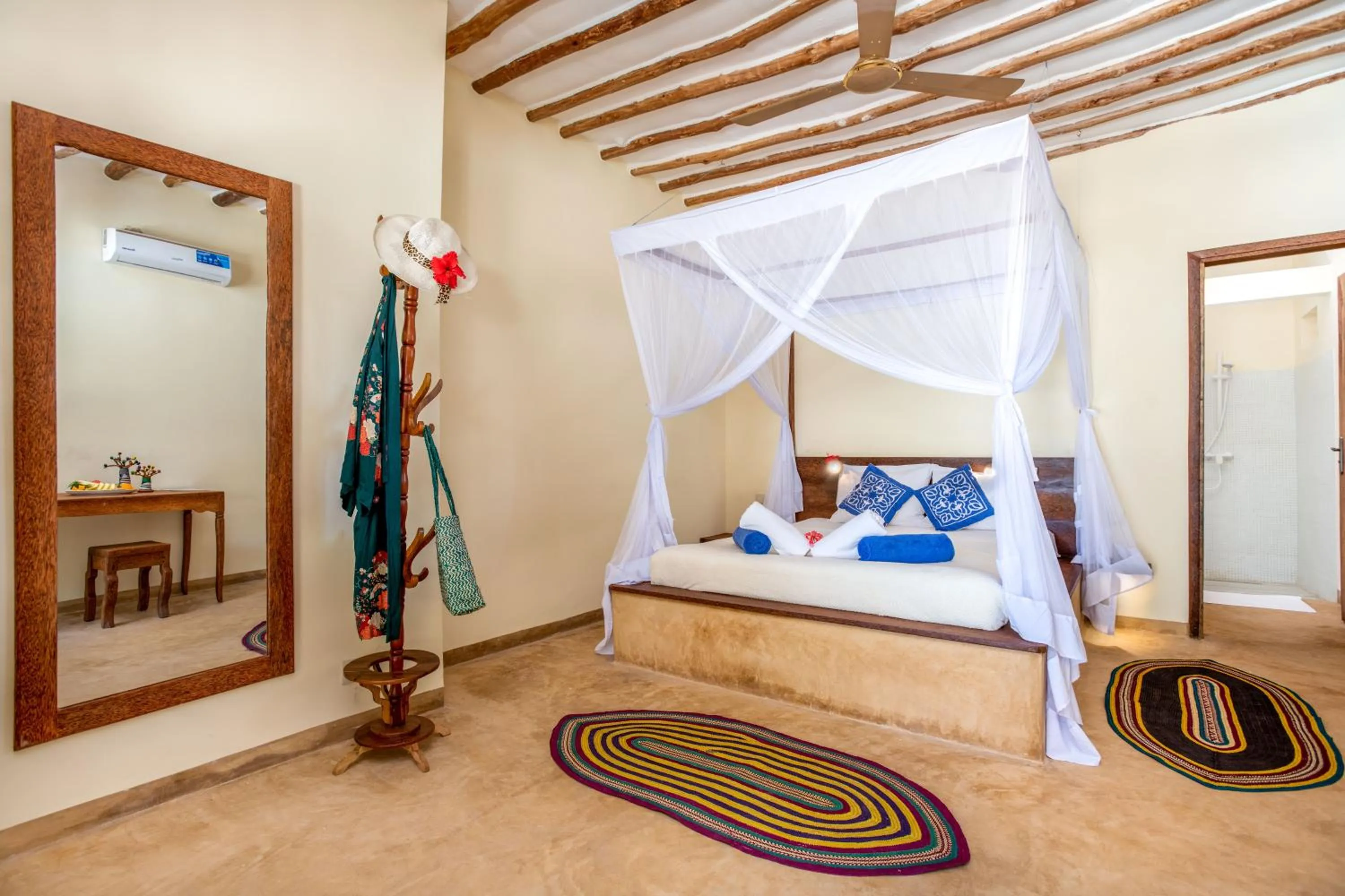 Bed in Marafiki Beach Hotel & SPA