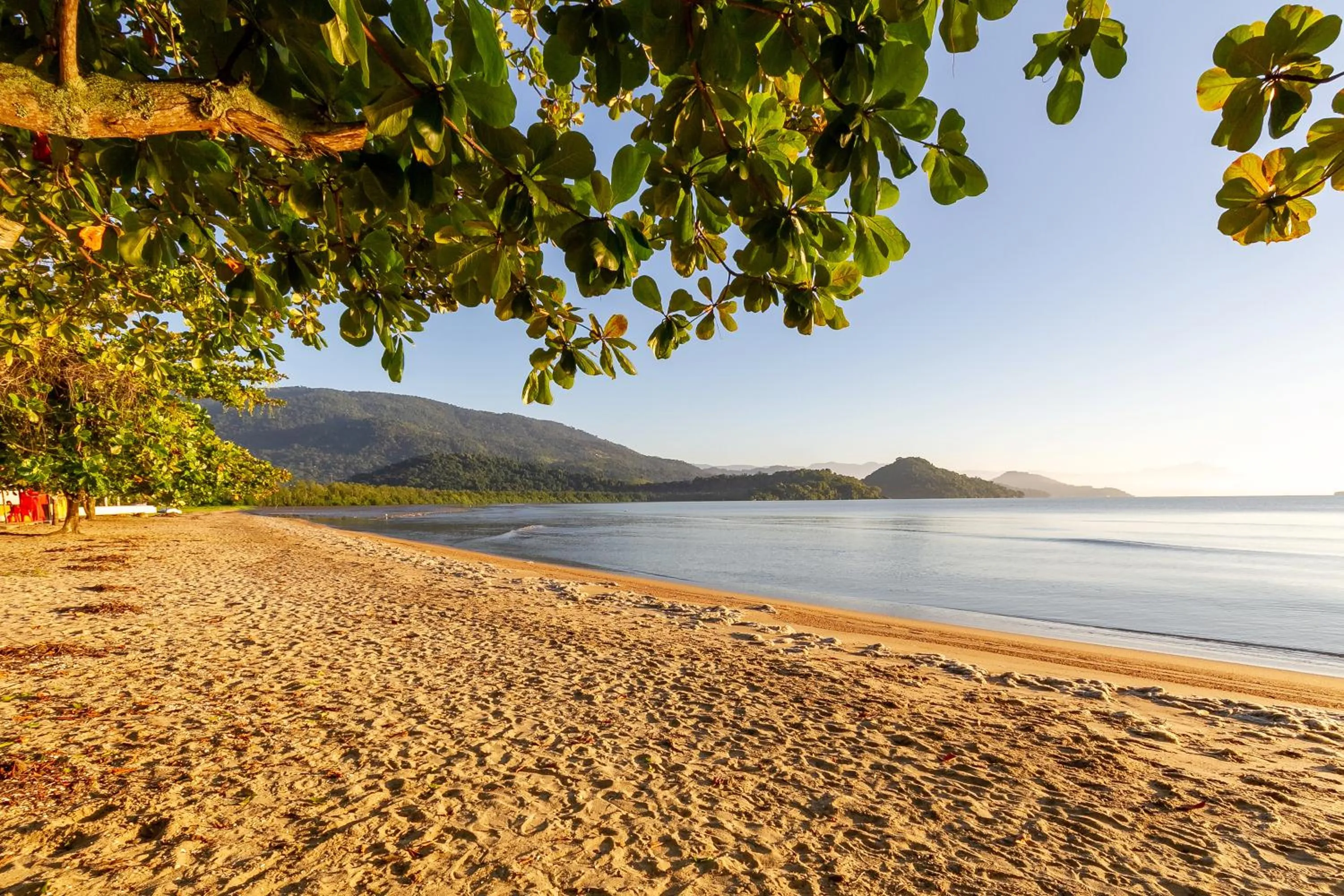 Natural landscape in Calamar Flats Paraty
