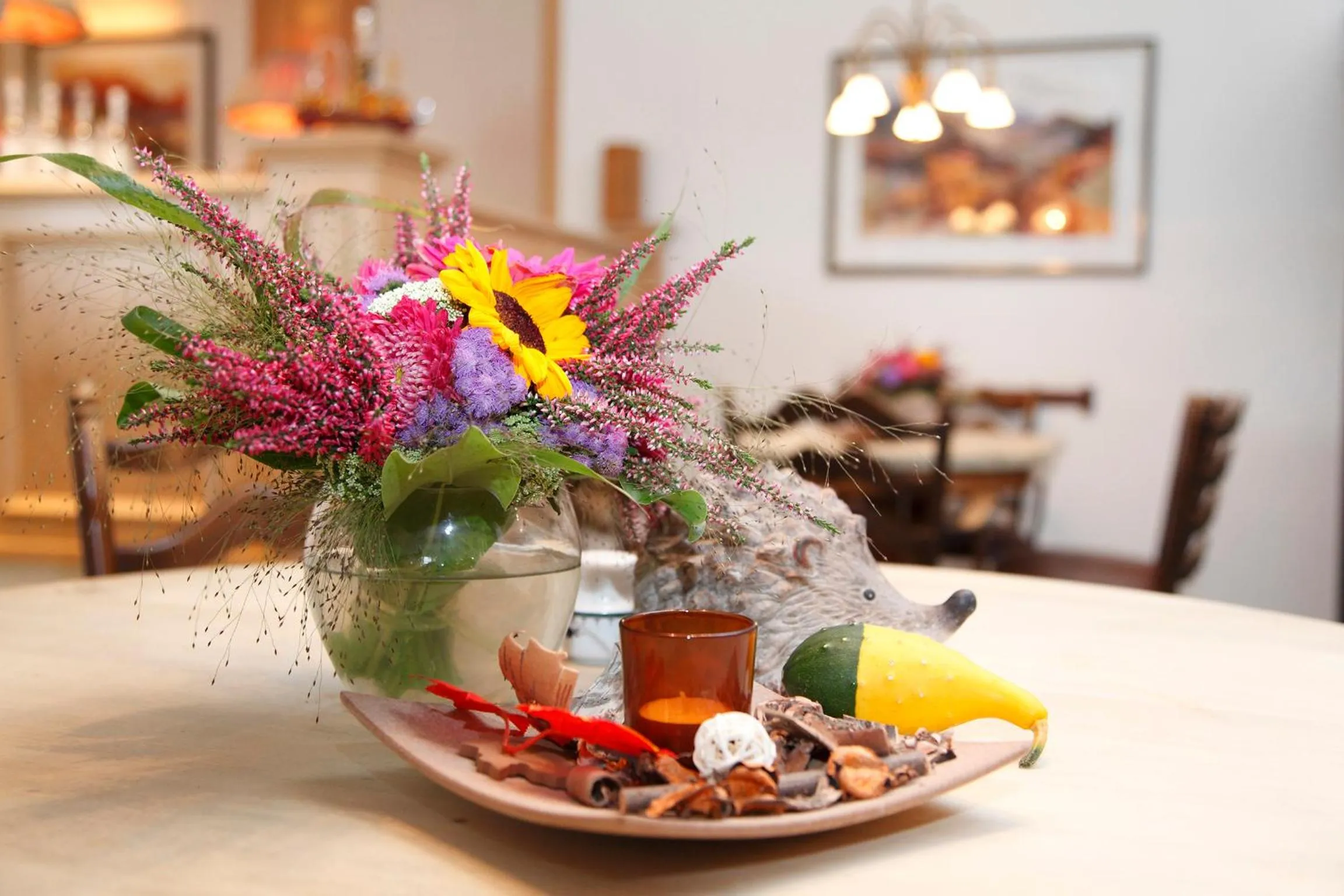Decorative detail in Posthotel Usseln