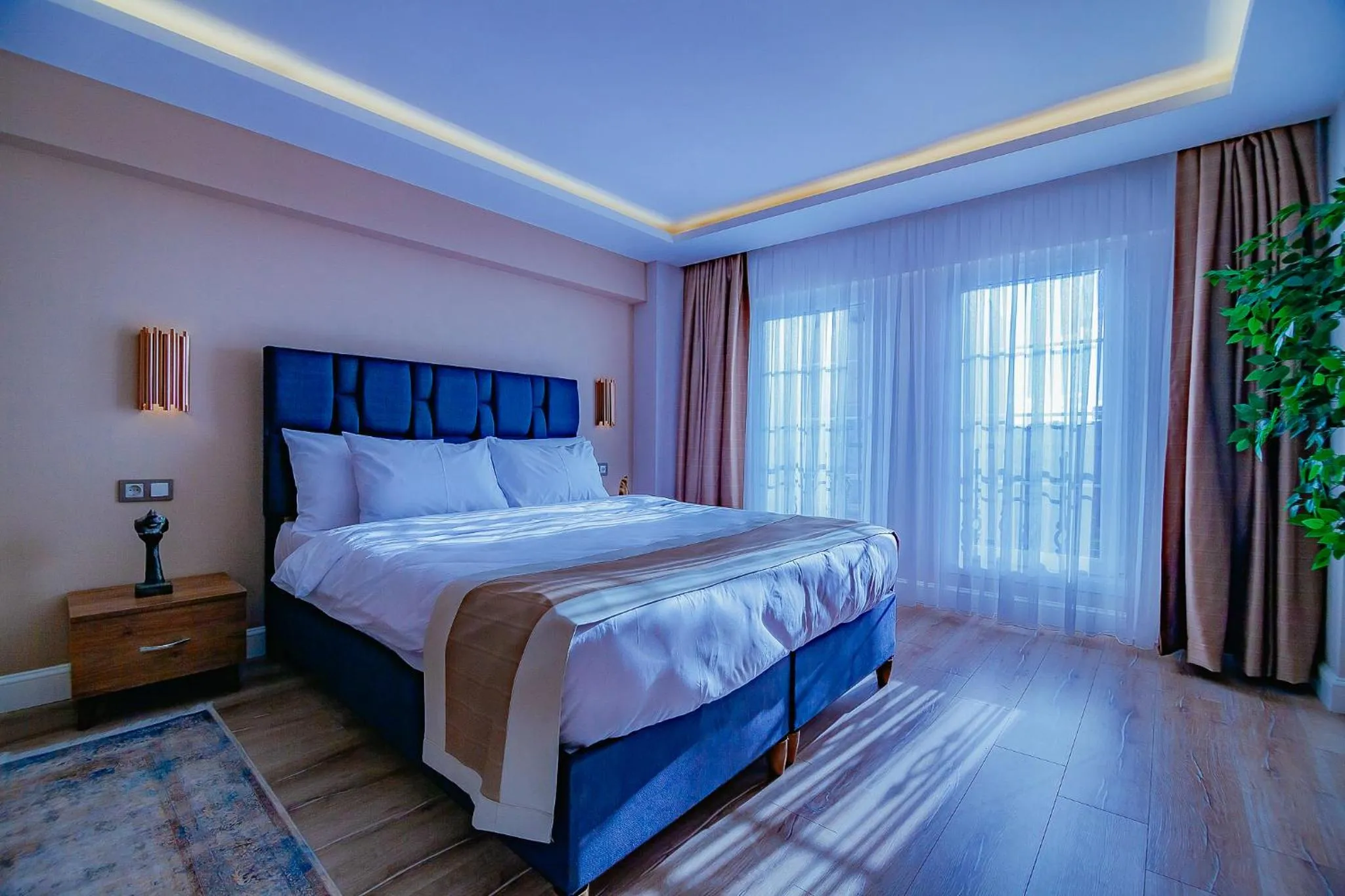 Bed in Galata Hill Hotel