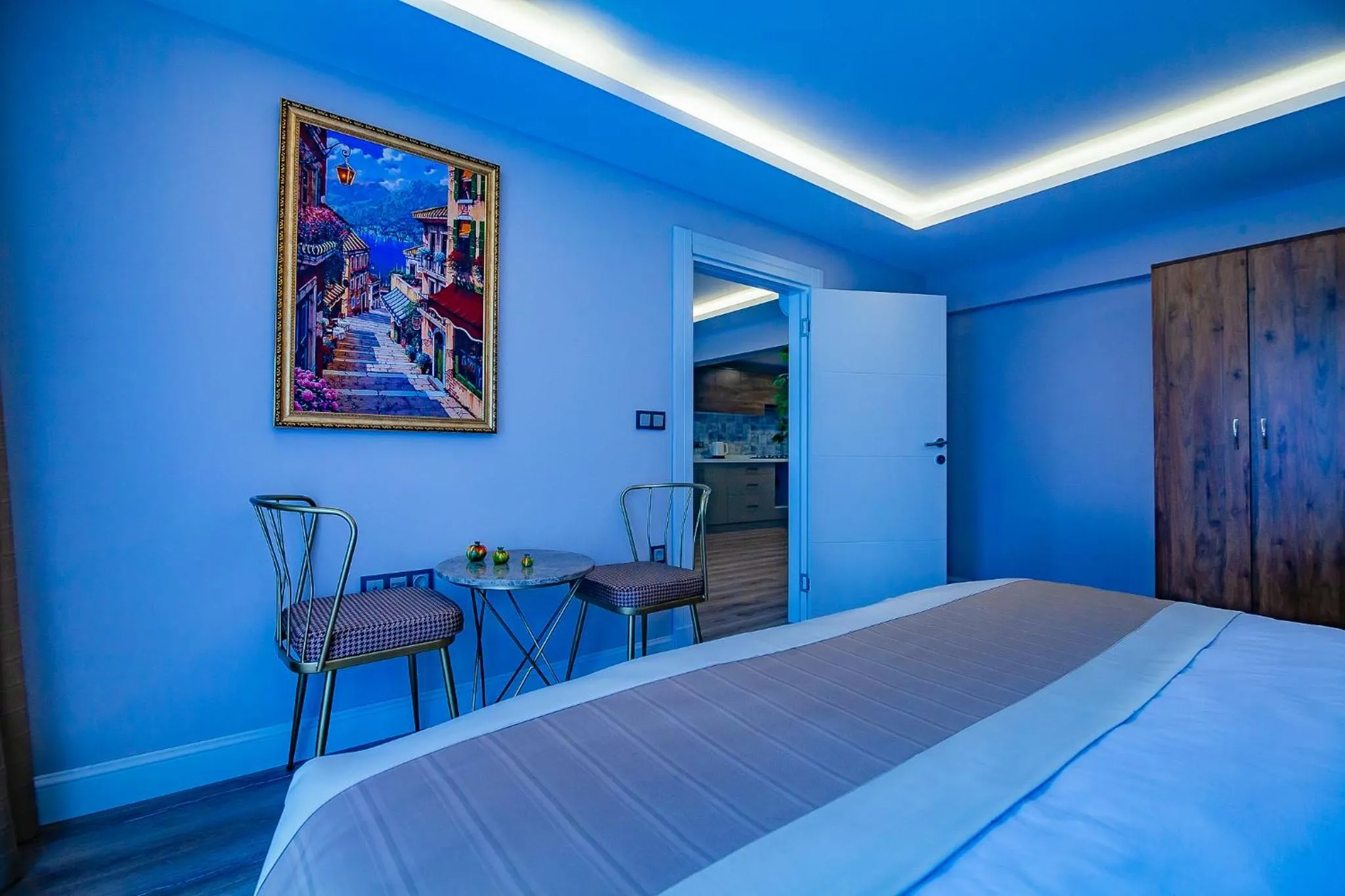Bed in Galata Hill Hotel