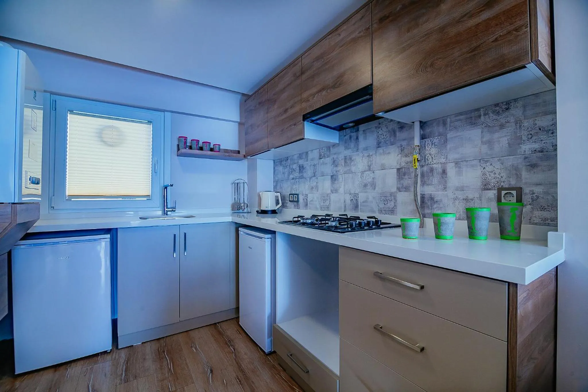 Kitchen or kitchenette in Galata Hill Hotel