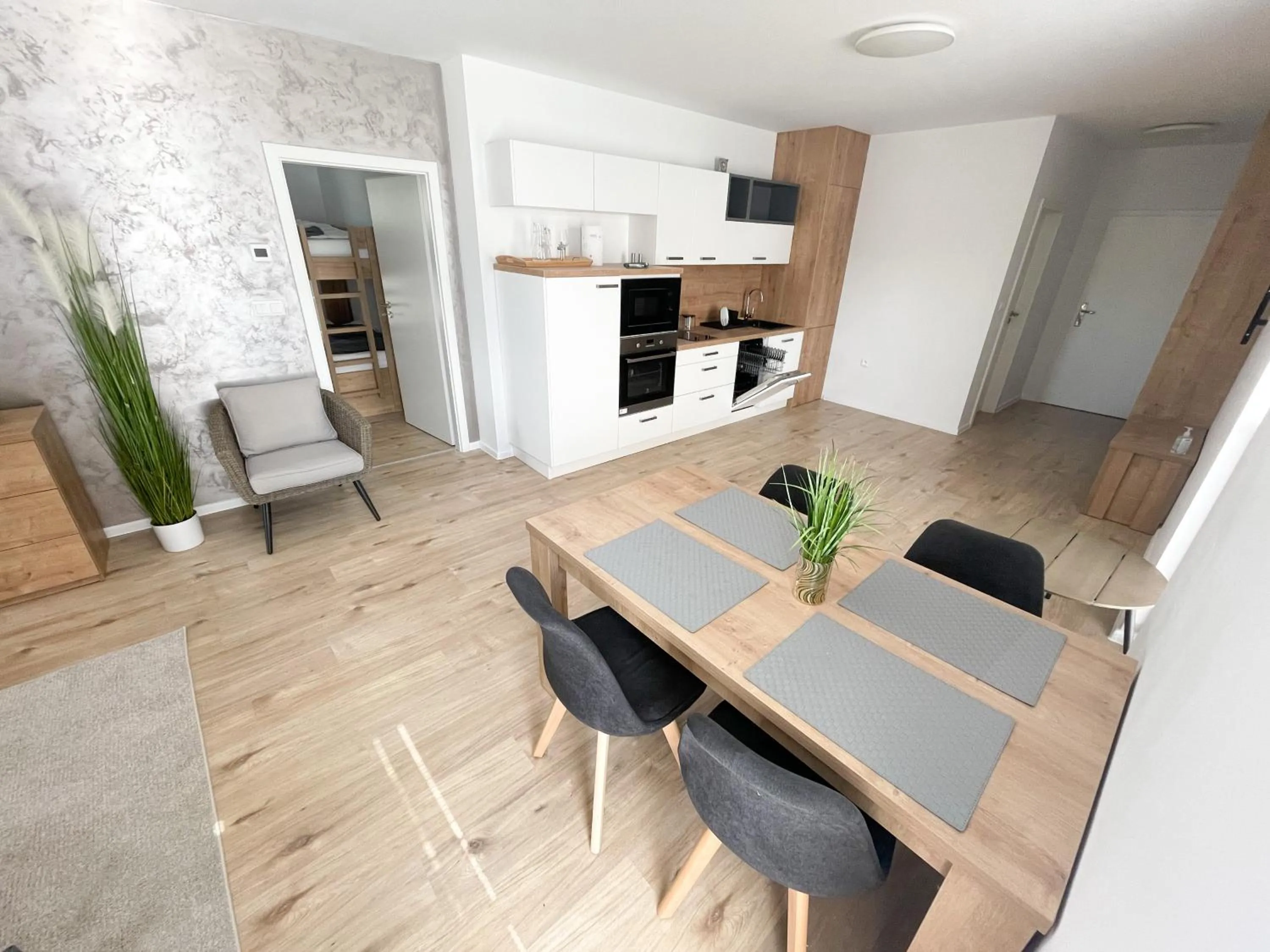 Kitchen or kitchenette in Apartmán Vila Zuberec