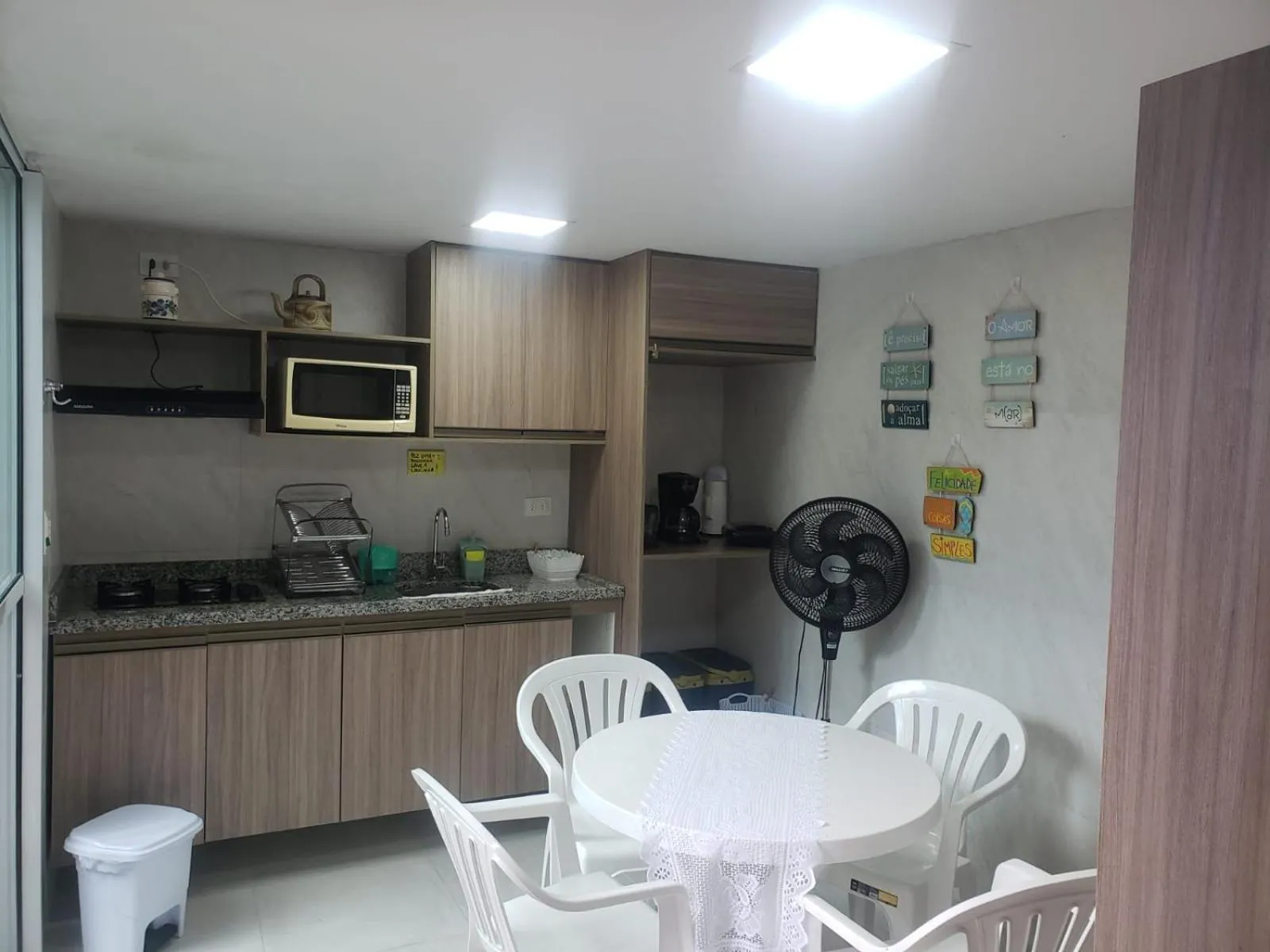 Kitchen or kitchenette in Flats Angatu Porto de Galinhas PE