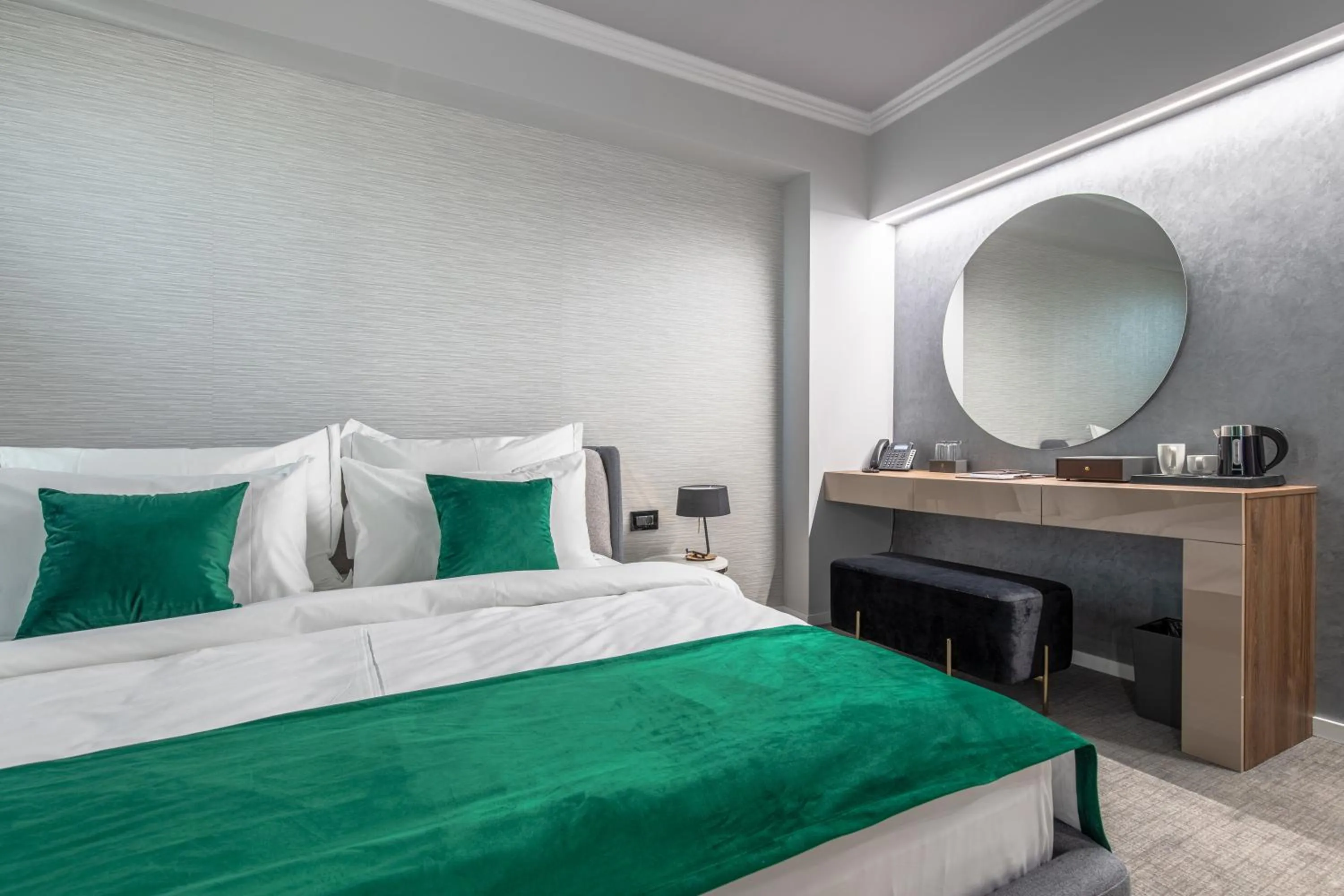 Bed in Hotel Kristal Focsani