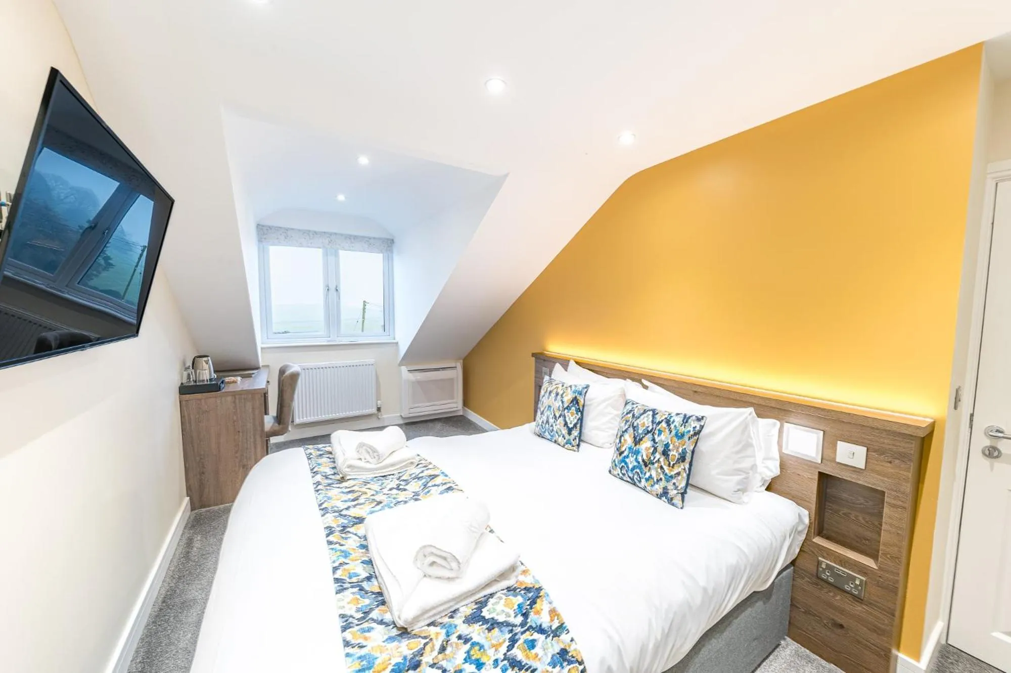 Bed in The Pheasant Inn