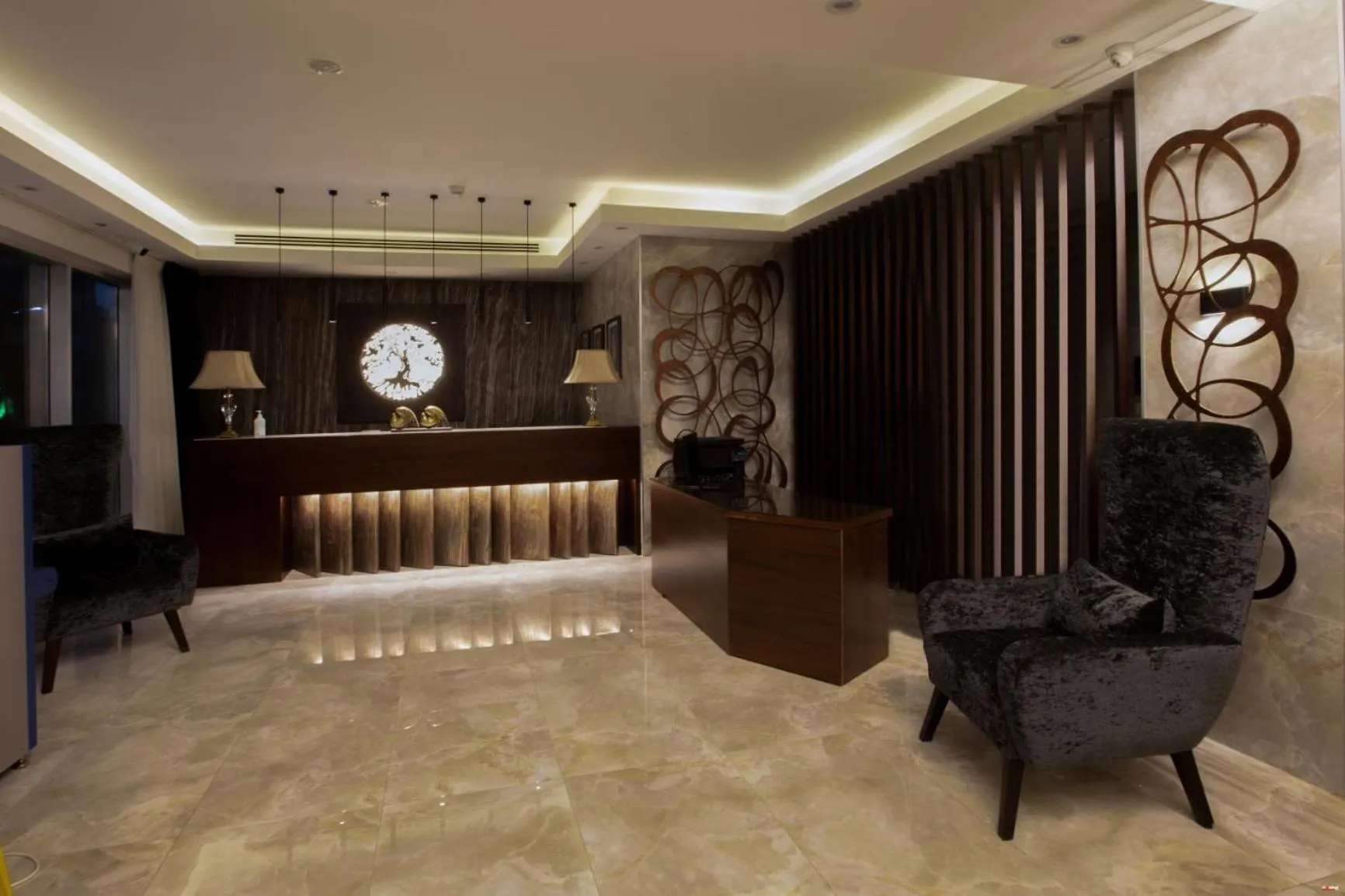 Lobby or reception in Seas Hotel Amman