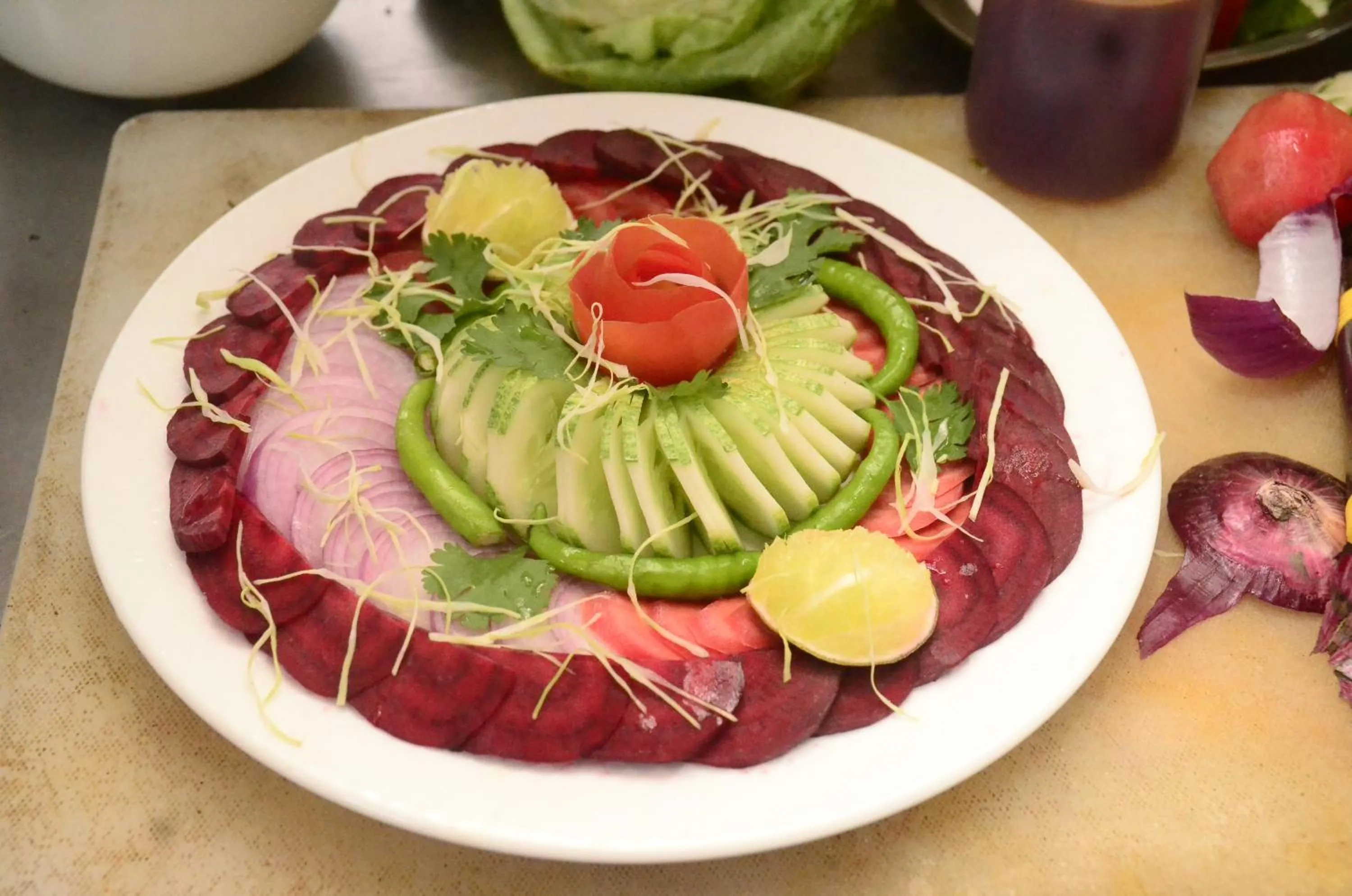 Food and drinks in The Golden Sunrise Hotel