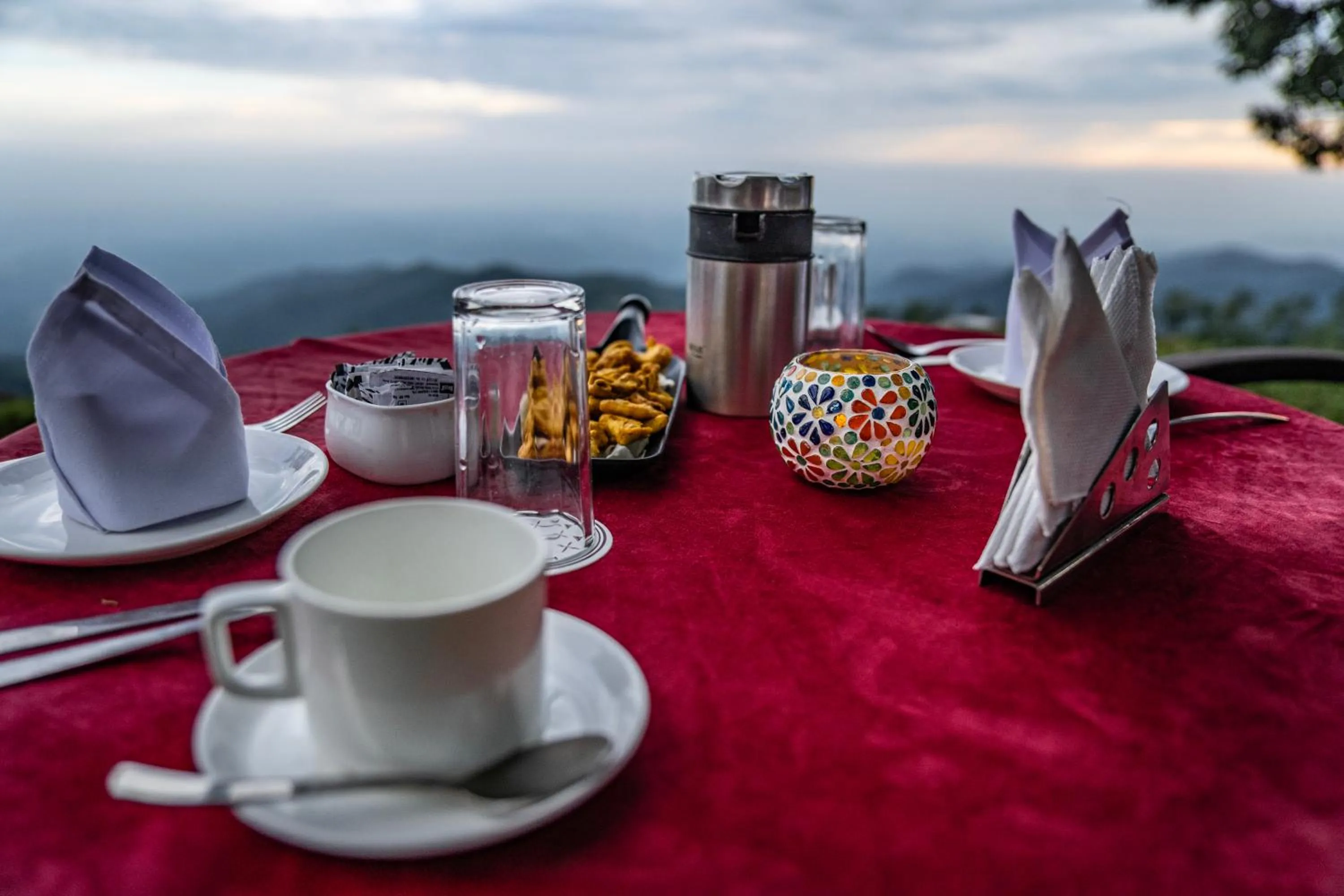 Winter in The Golden Sunrise Hotel