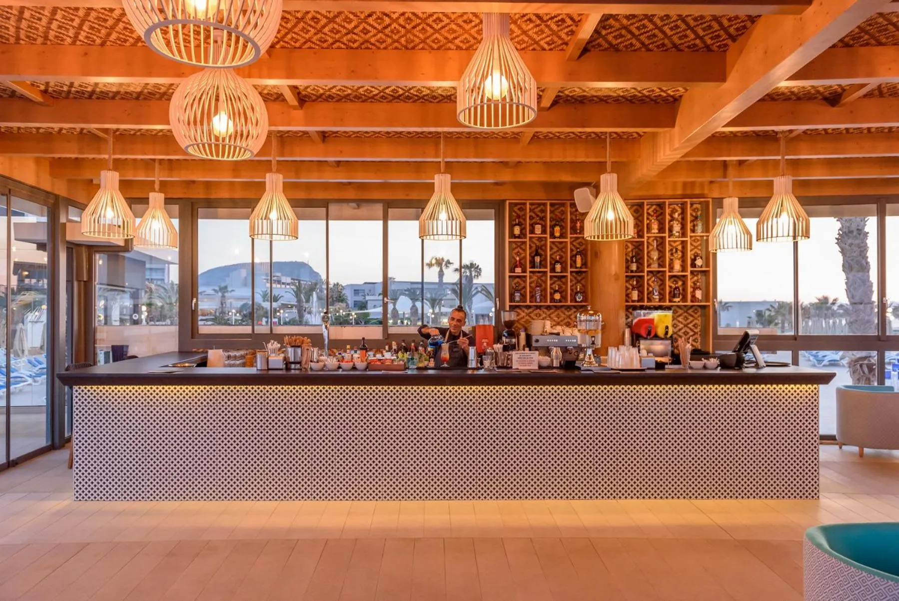 Lounge or bar in Lyttos Mare