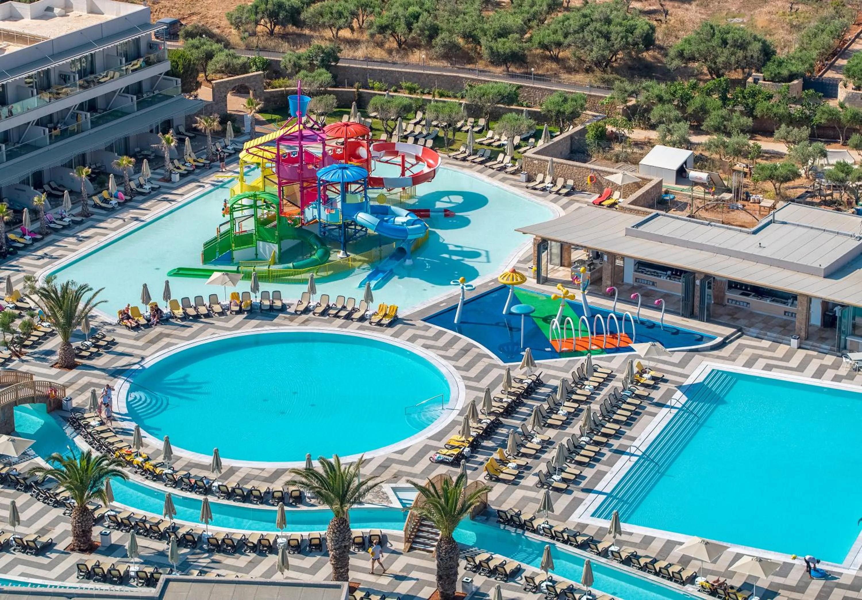 Aqua park in Lyttos Mare