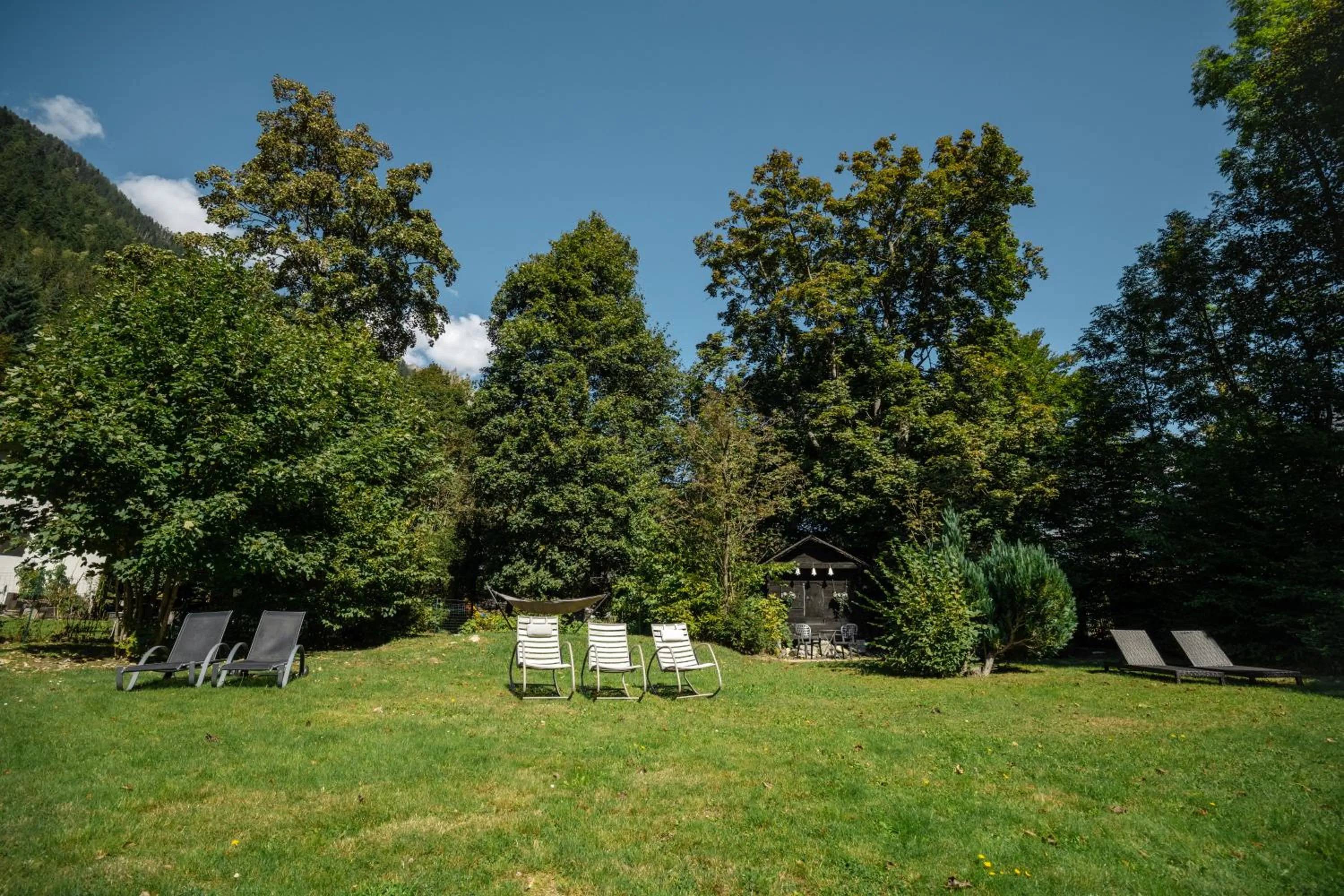 Garden in Chalet Hôtel La Sapinière