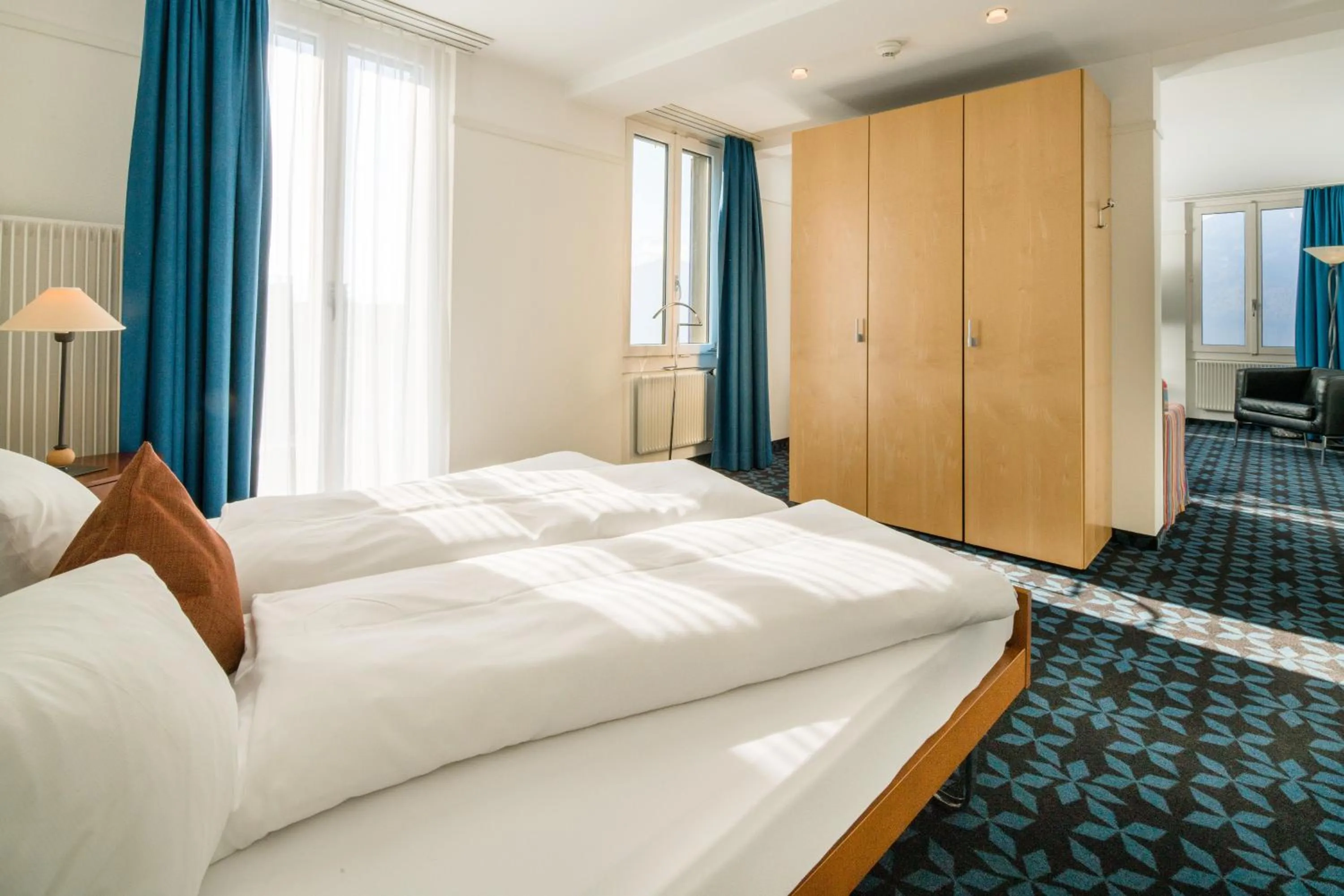 Photo of the whole room, Bed in Seehotel Gotthard