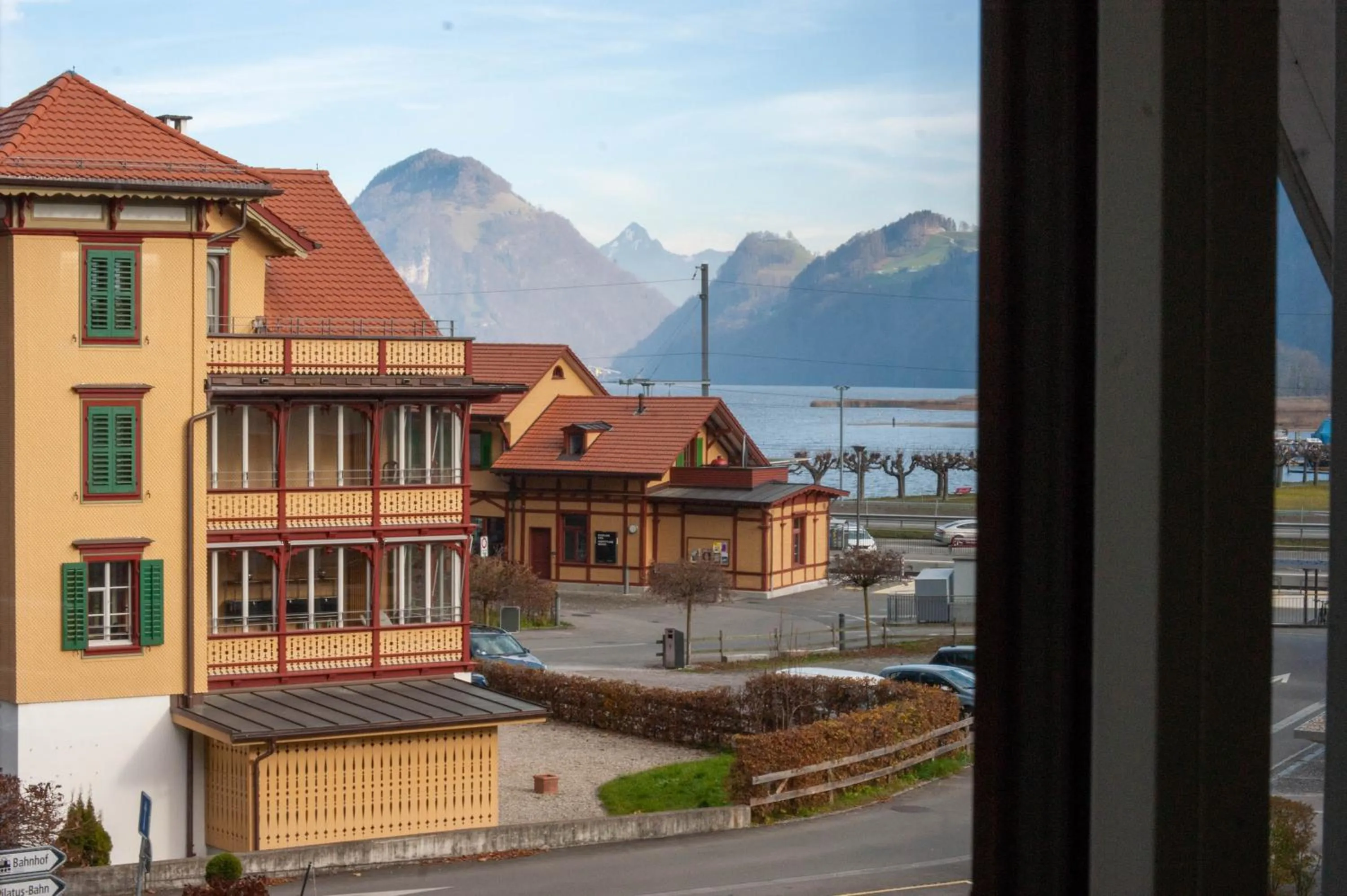 Mountain view in Budget rooms Pilatus - Alpnachstad