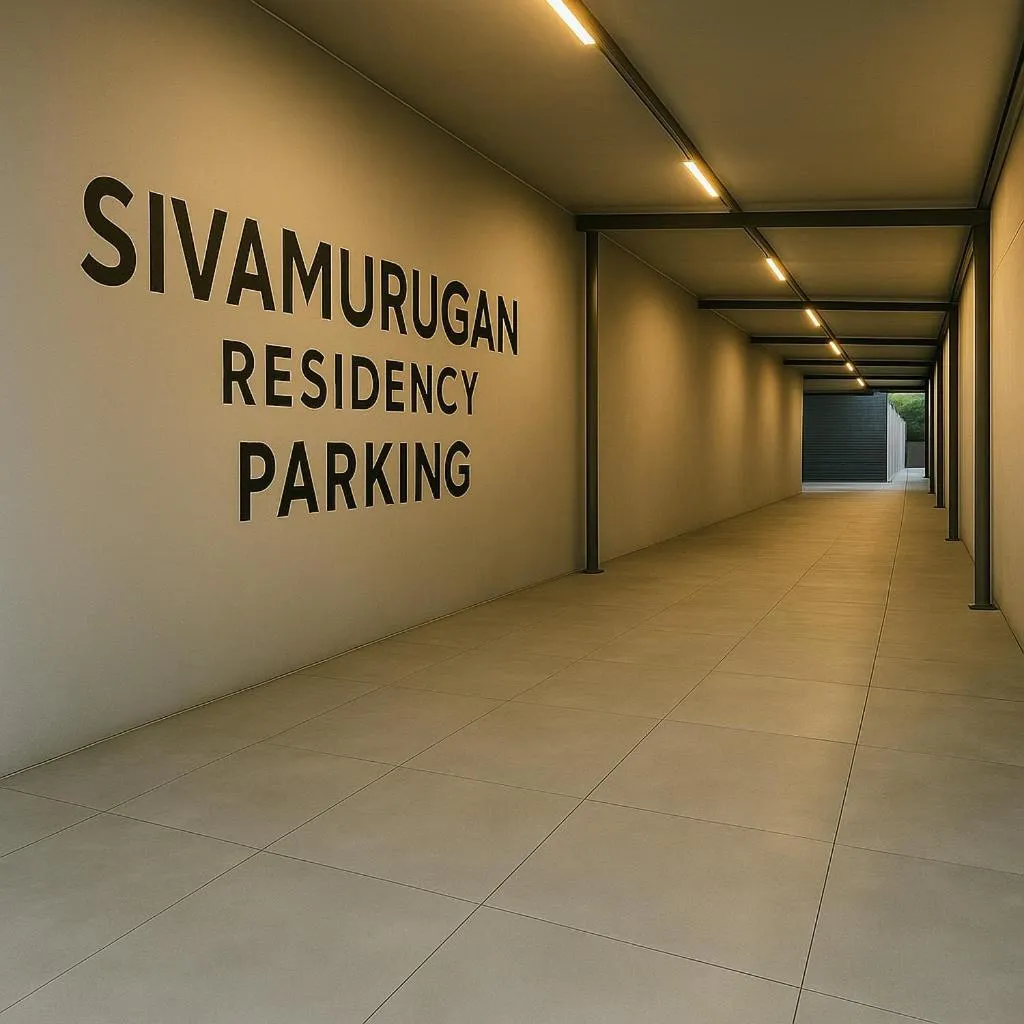 Parking in Sivamurugan residency