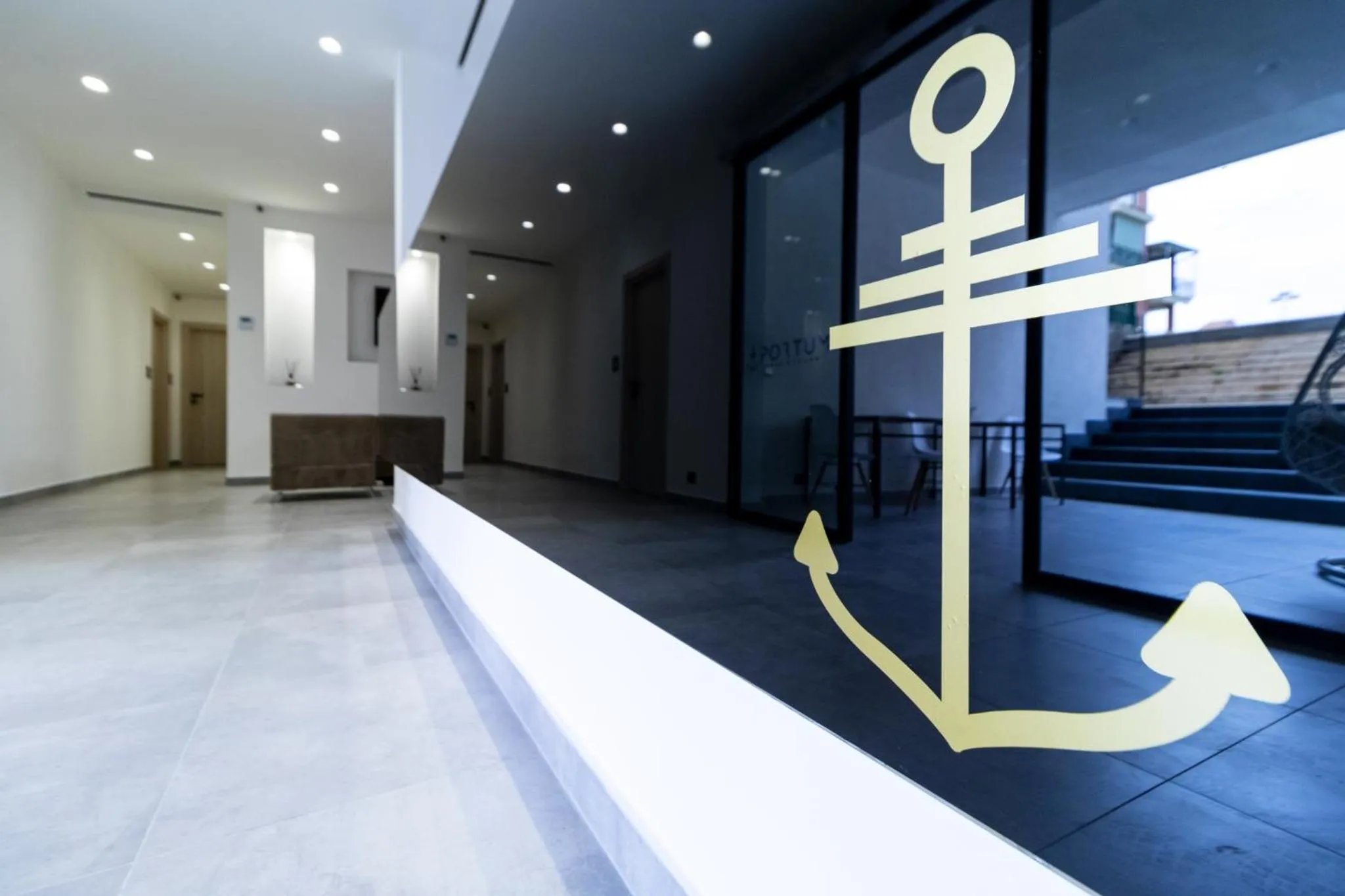 Lobby or reception in Hotel Portum