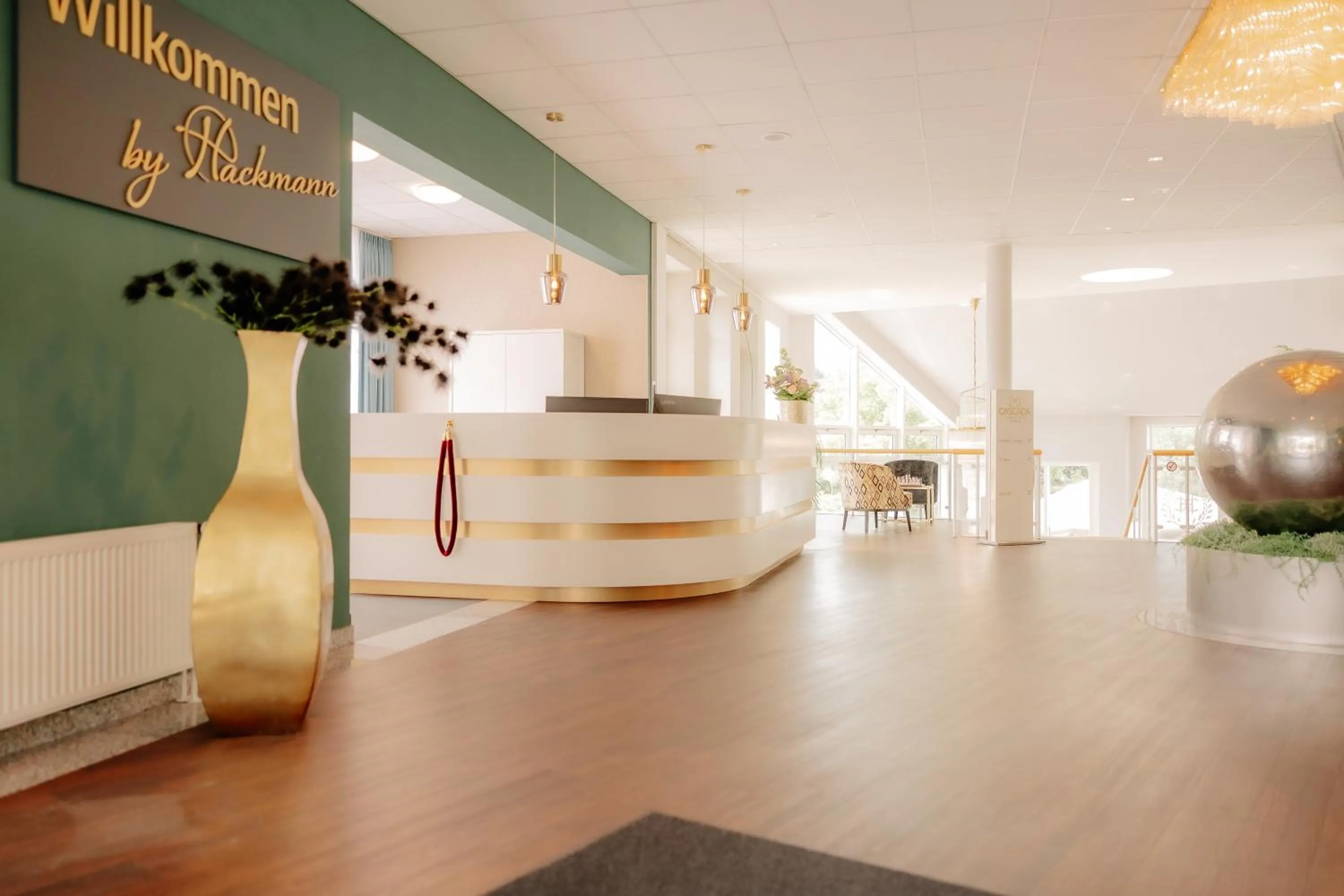 Lobby or reception in CASCADA Rheine by Hackmann