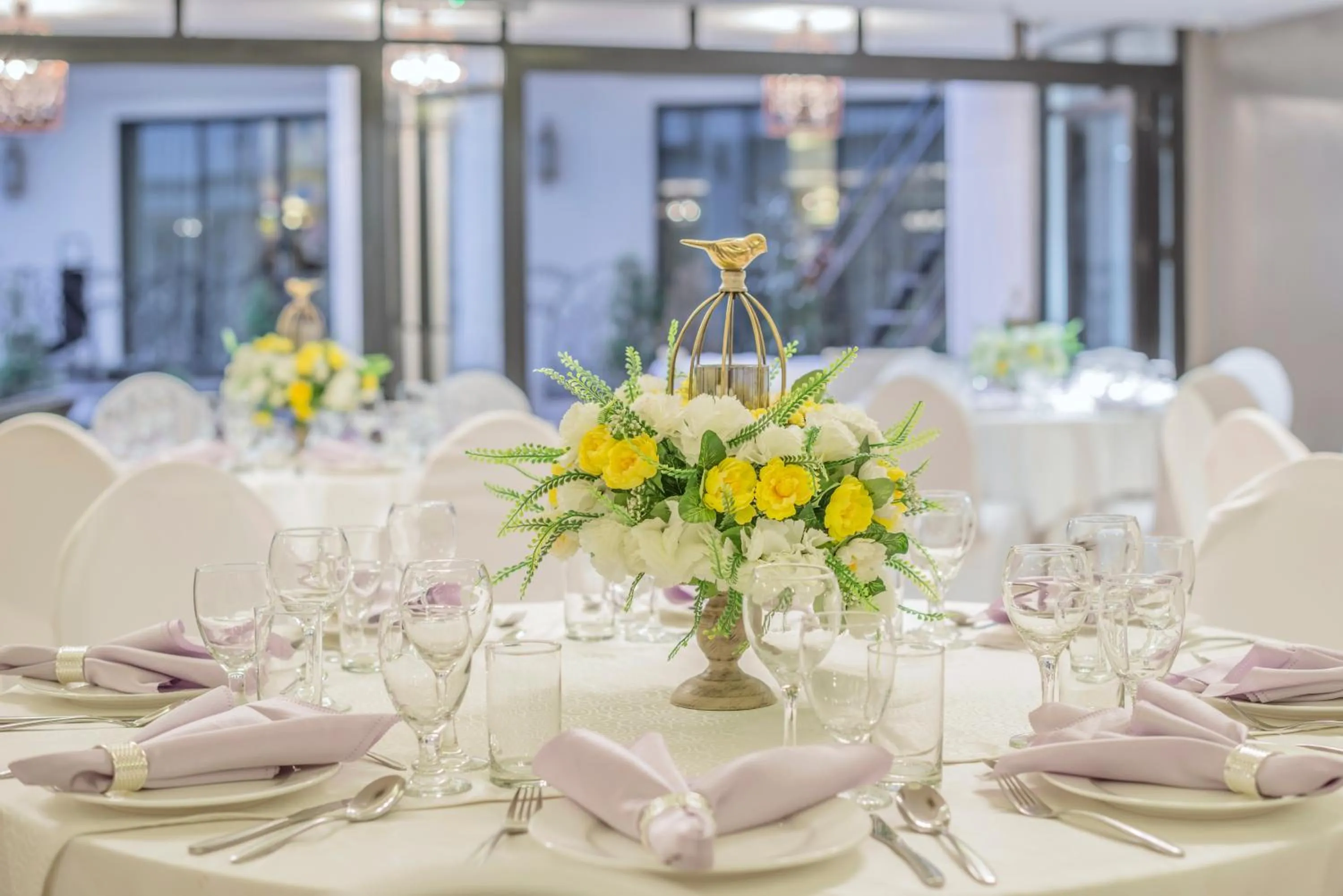 Dining area in Marcian Garden Hotel