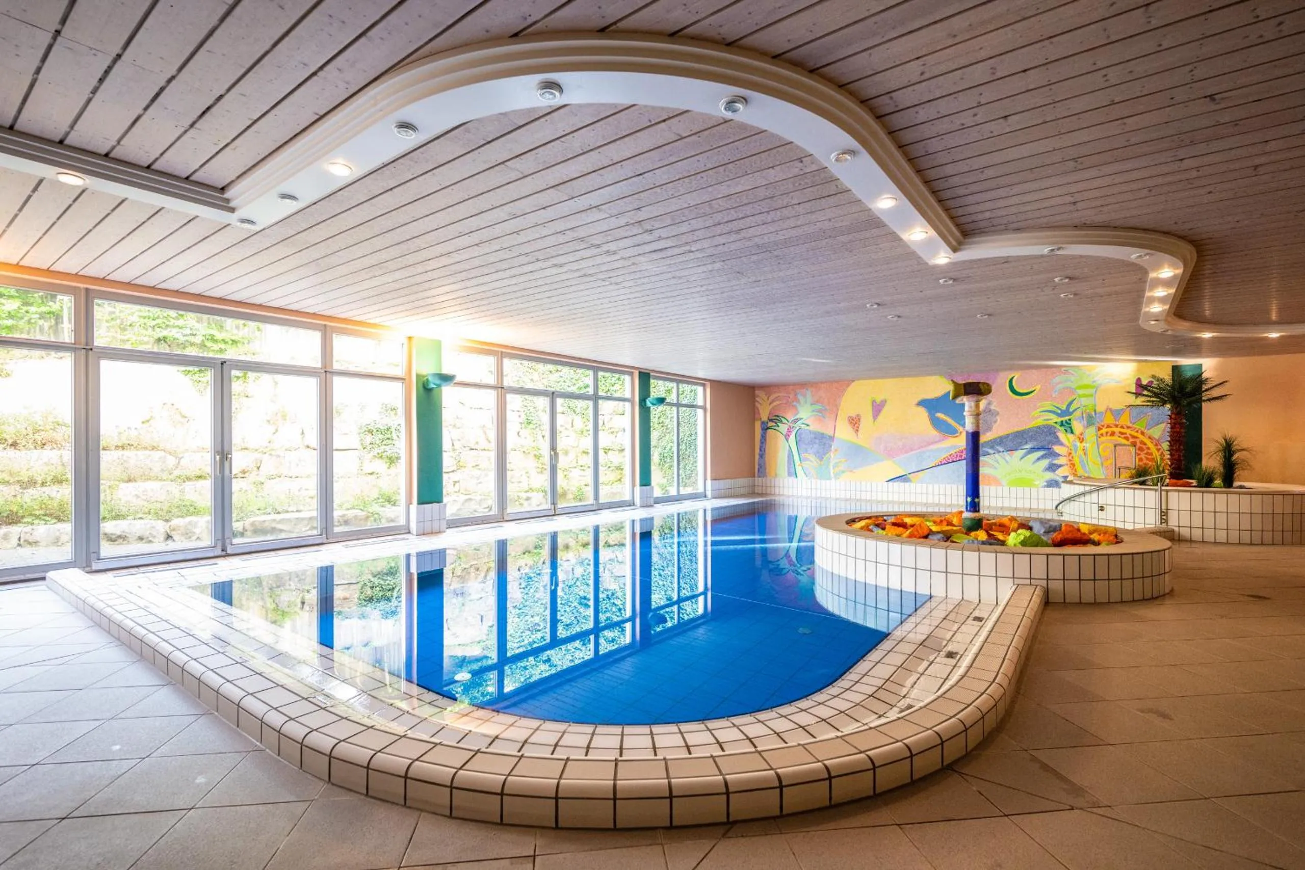 Swimming pool in Hotel HerzogsPark