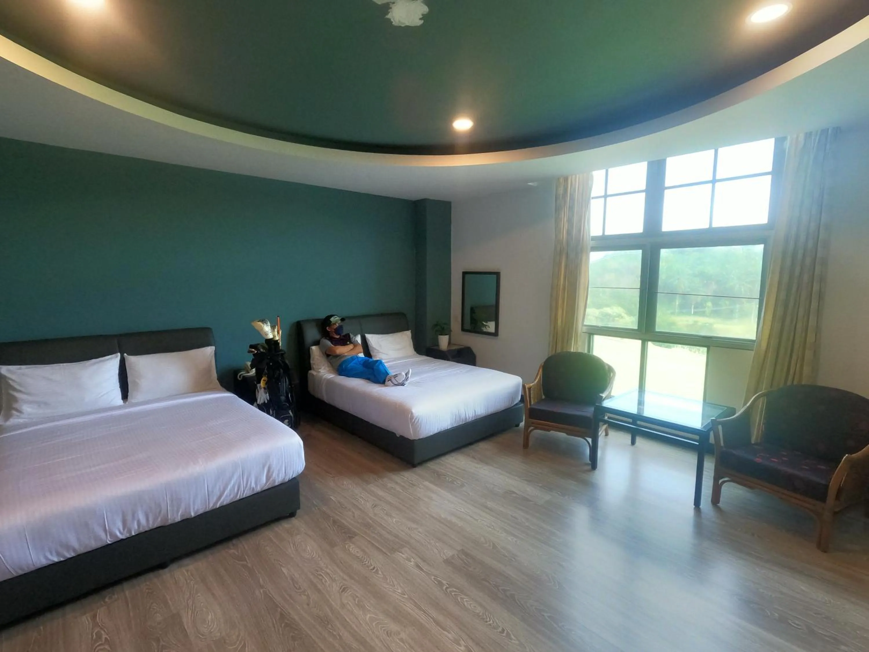 Bed in Bukit Beruntung Resort