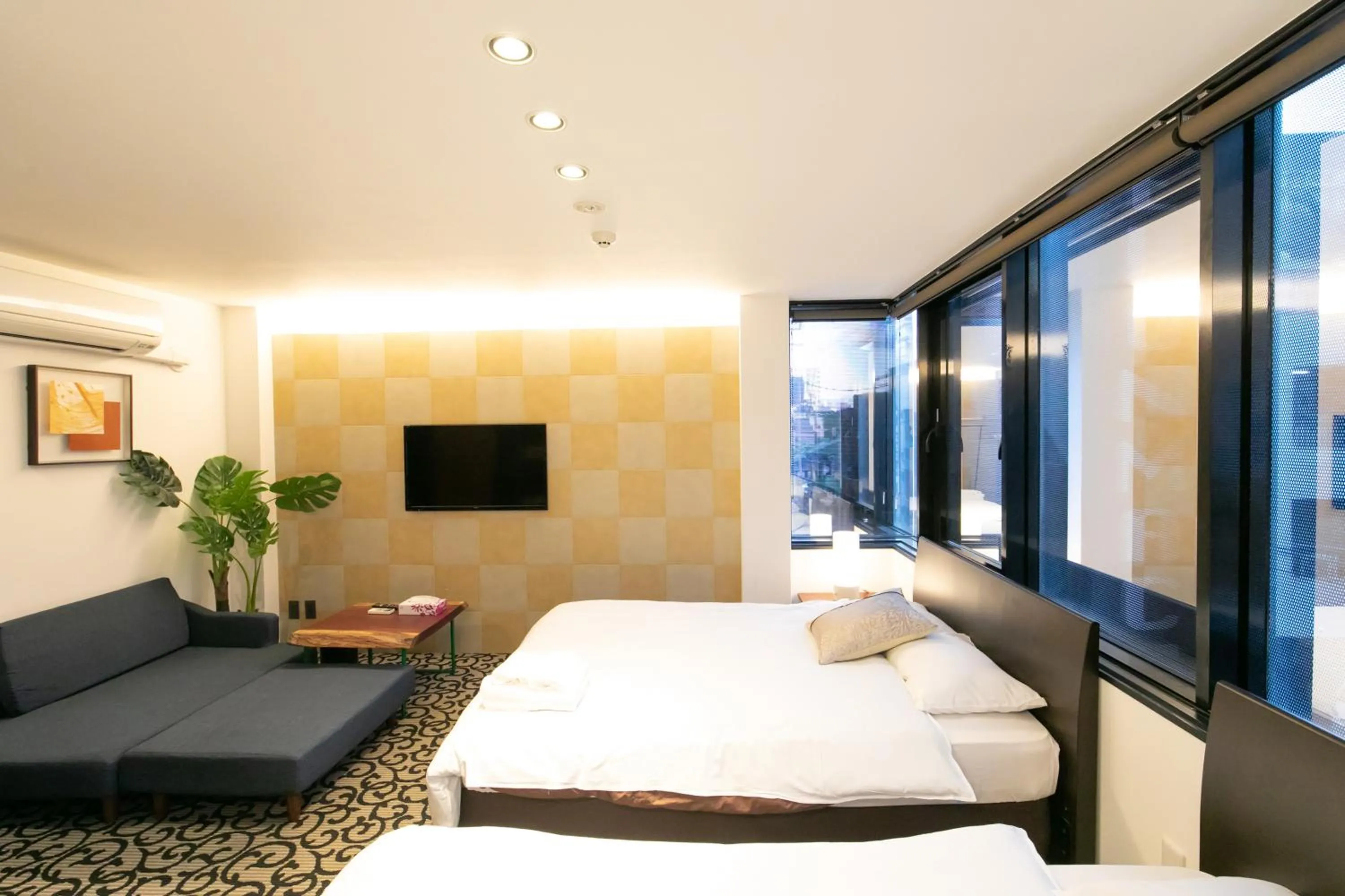 Photo of the whole room, Bed in Noyado Uehonmachi