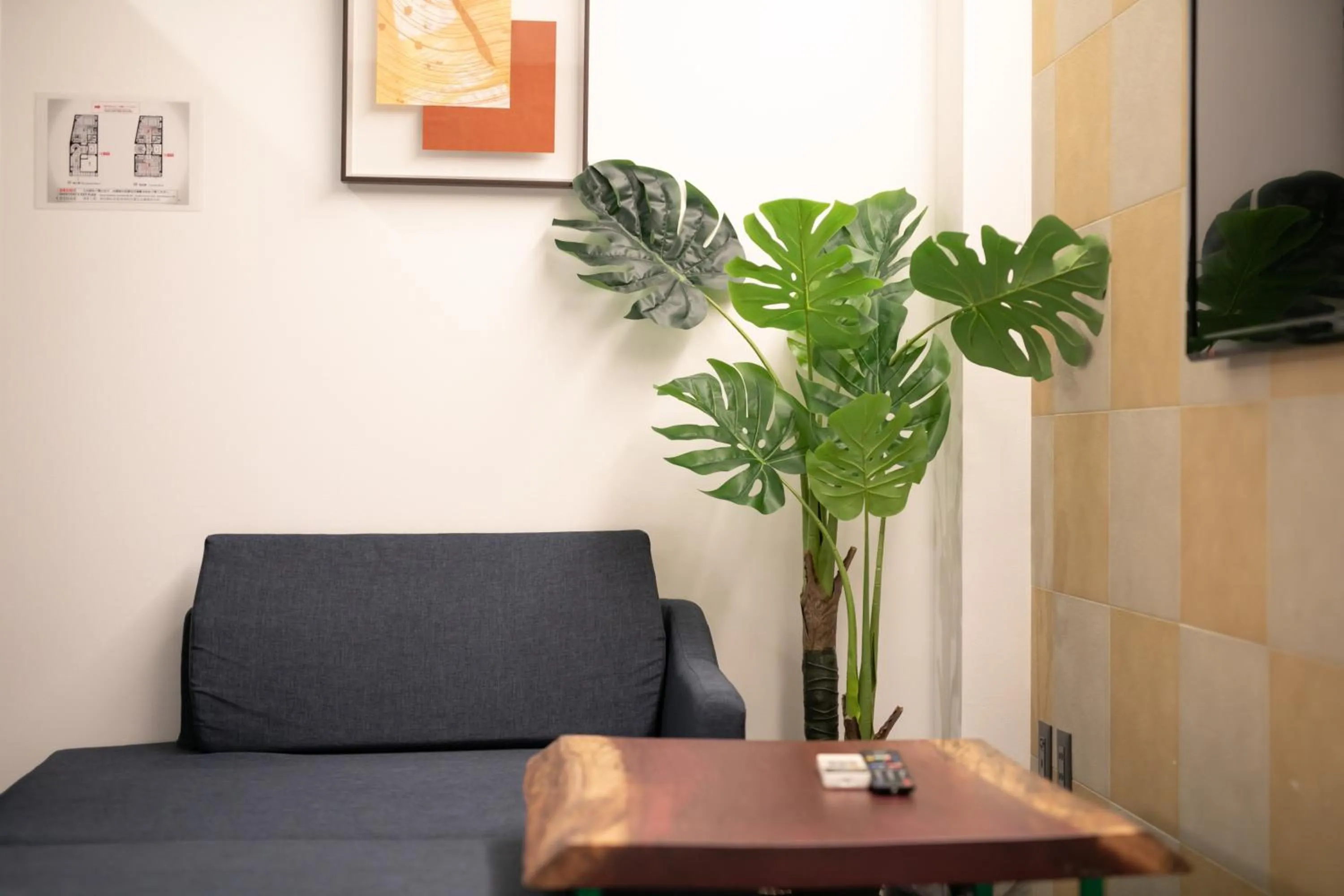 Seating area in Noyado Uehonmachi