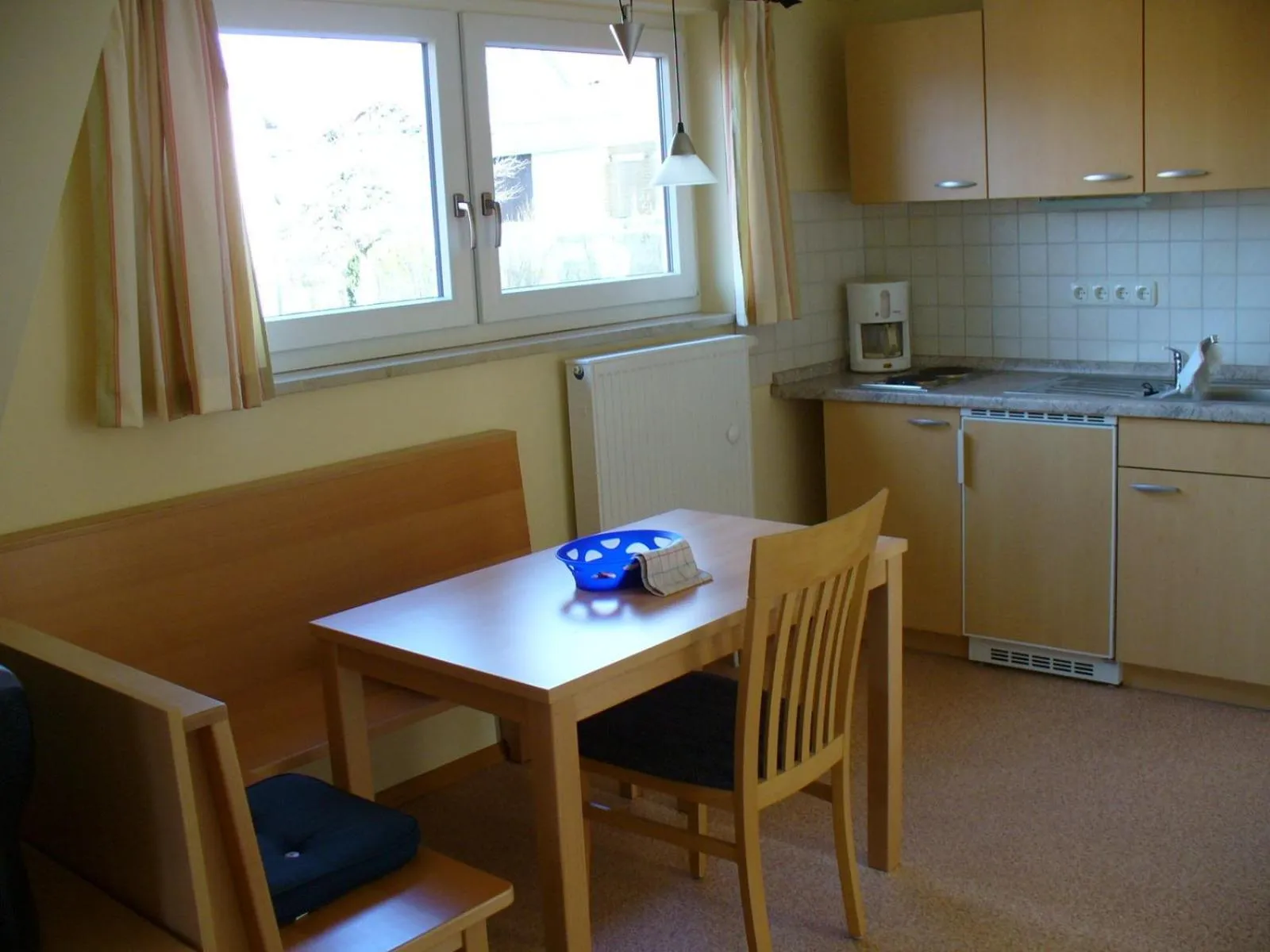 Kitchen or kitchenette in Pension Im Malerwinkel Kallmünz