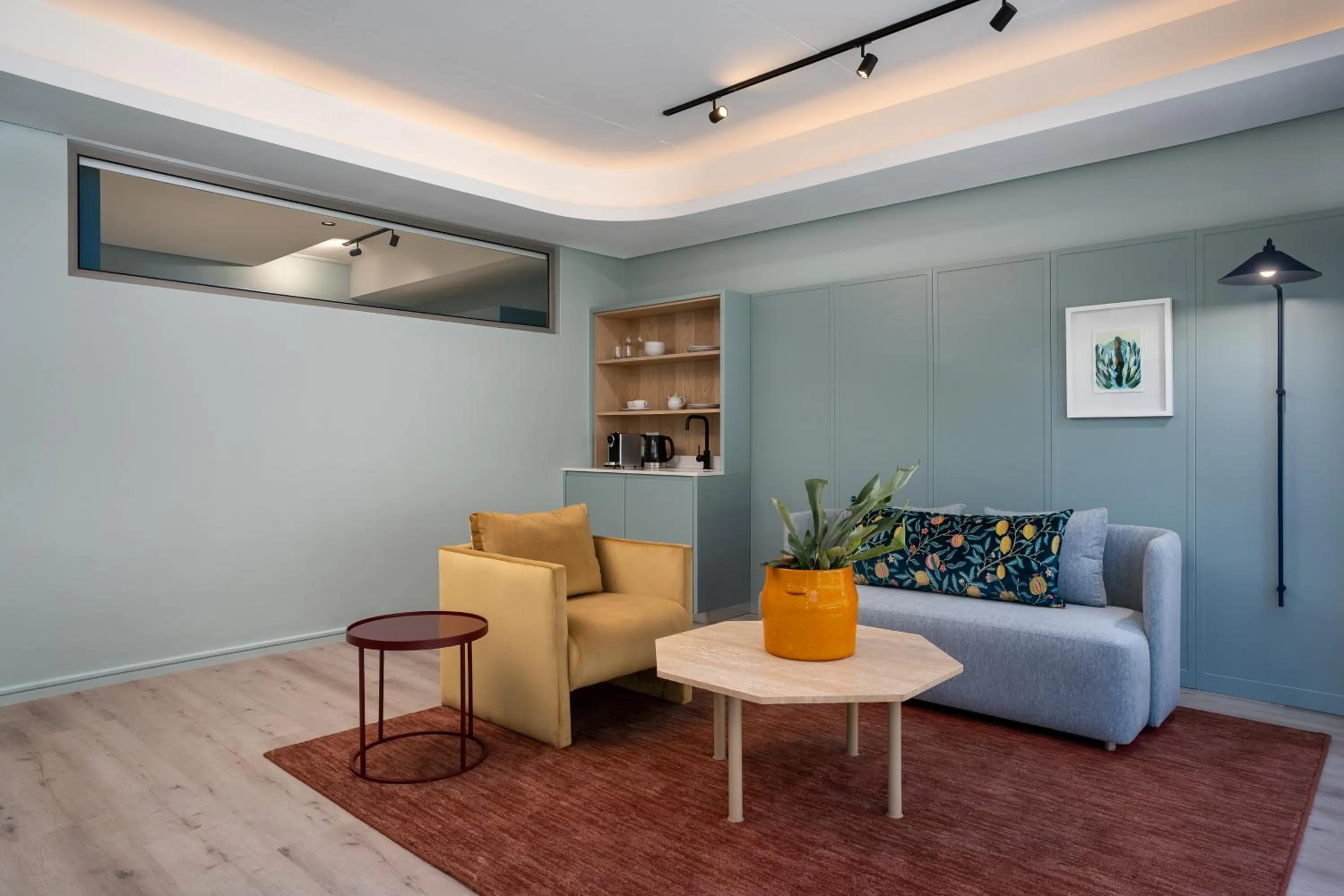 Living room in Home Suite Hotels De Waterkant