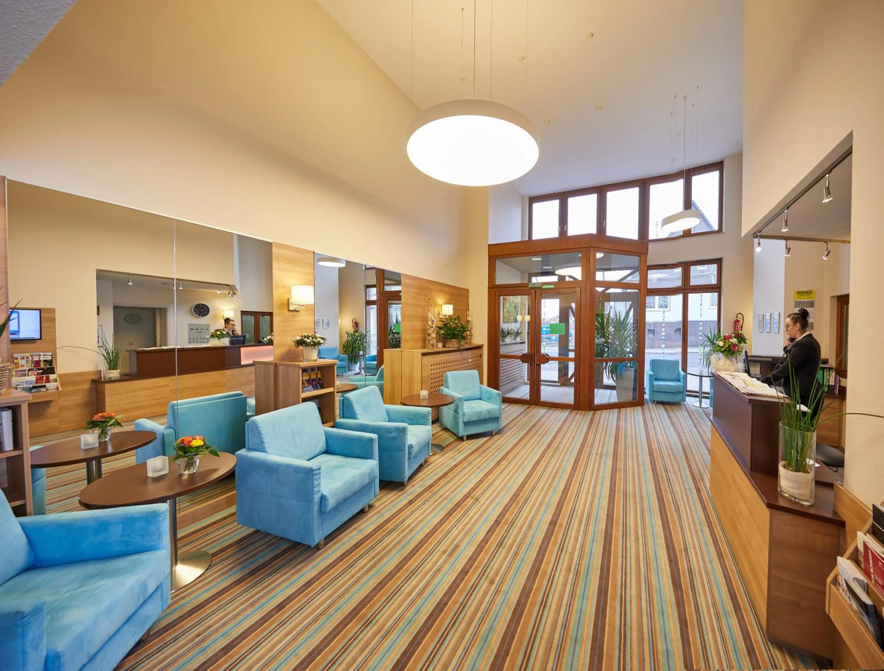 Lobby or reception in Hotel Filderland-Stuttgart Messe Airport - Free Parking