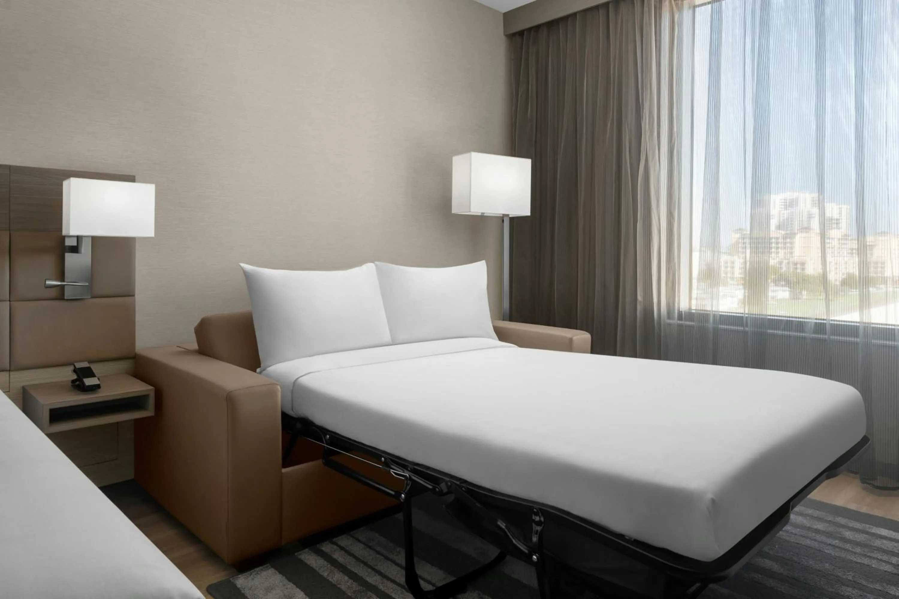 Photo of the whole room, Bed in AC Hotel by Marriott Miami Dadeland